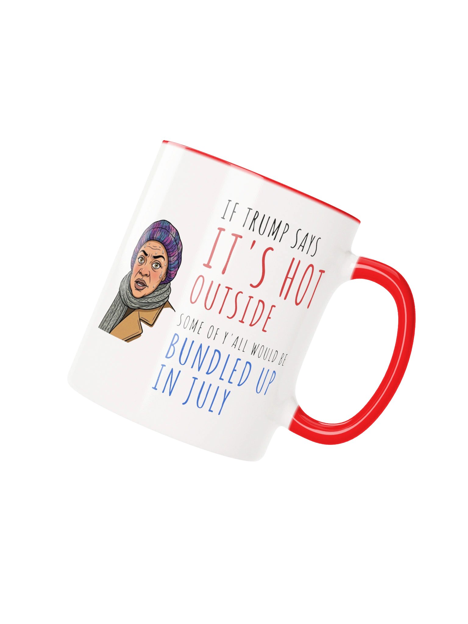 The Weather Girl Mug - Red Handle product image (2)