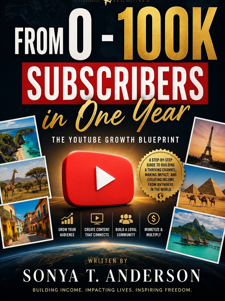 From 0–100K Subscribers in One Year: The YouTube Growth Blueprint by Sonya T. Anderson product image (1)