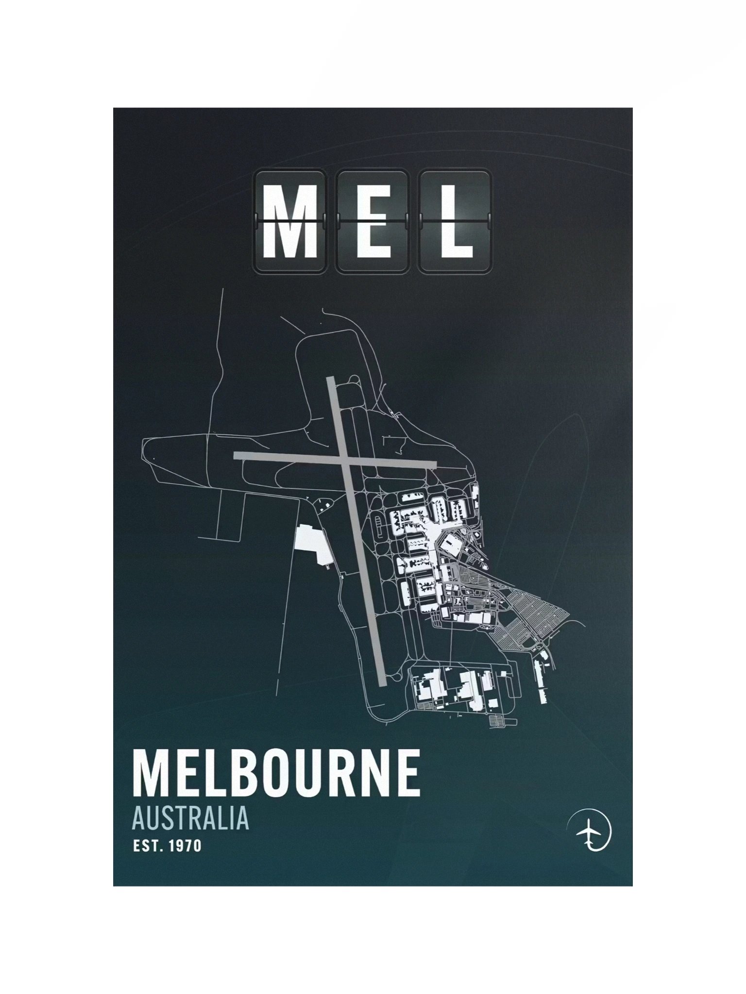 Melbourne MEL Poster product image (1)