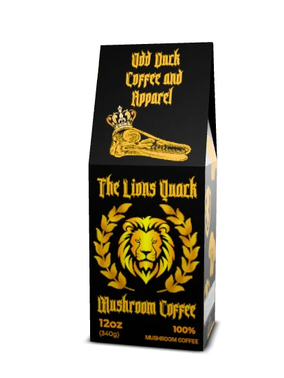 The Lions Quack Mushroom Coffee and Tumblers product image (1)