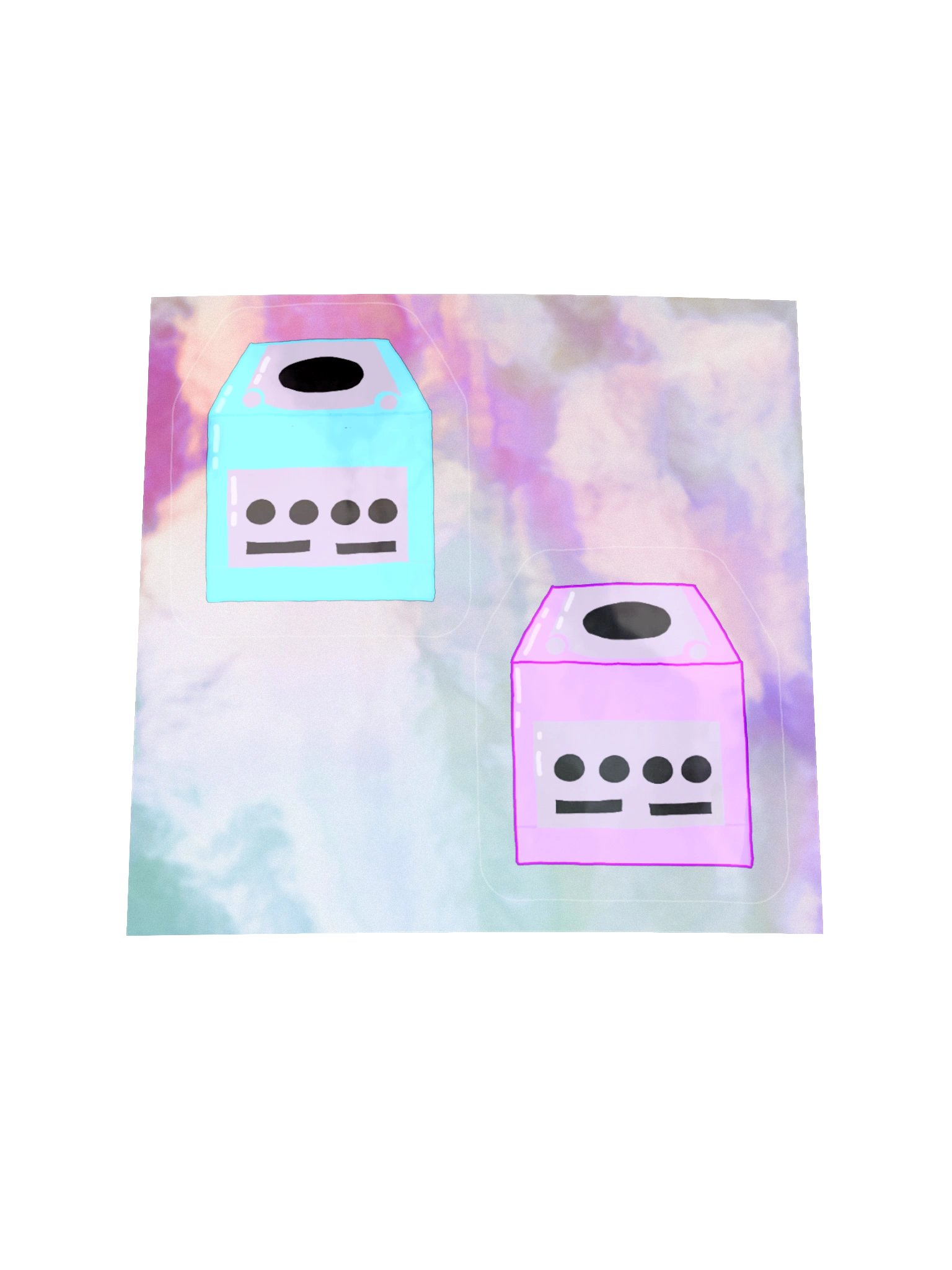 Pastel Retro Cube Stickers product image (2)