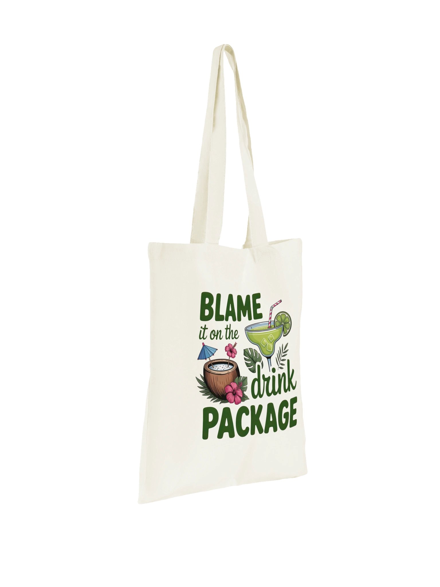 Blame It on the Drink Package Tote Bag | Funny Cruise Vacation Bag product image (14)