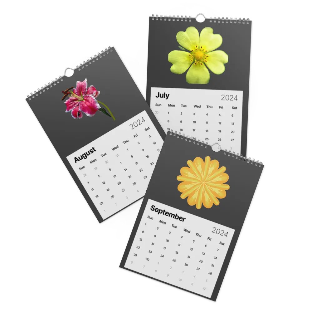 Isolated Flowers 2024 Calendar product image (20)