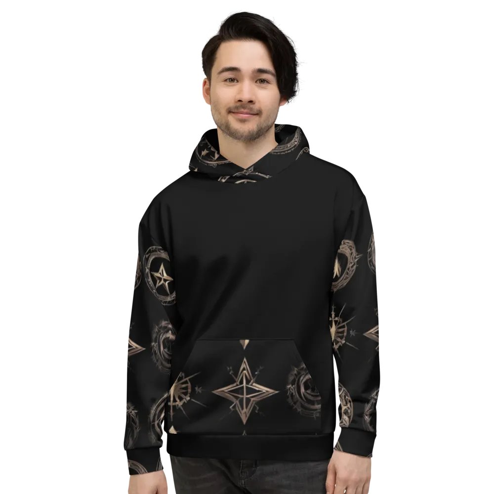 Black & Gold Symbology Hoodie product image (3)