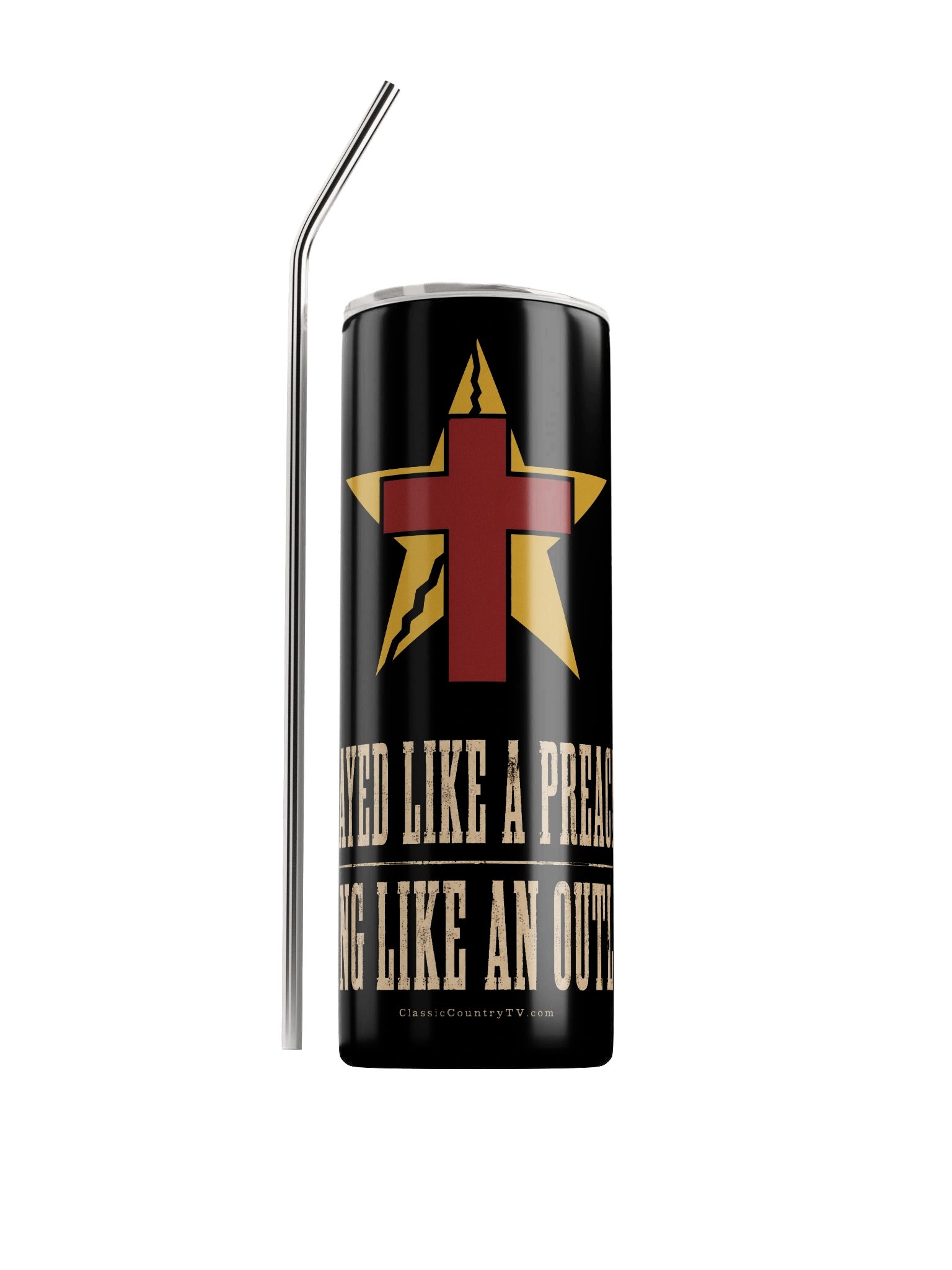 The Man in Black 20oz Tumbler — Classic Country TV | Drop 002 product image (1)
