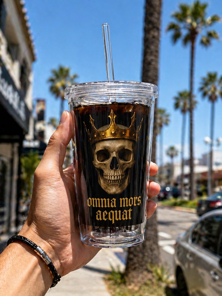 OMMA MORS AEQUAT “Death Makes all things Equal” Tumbler product image (2)