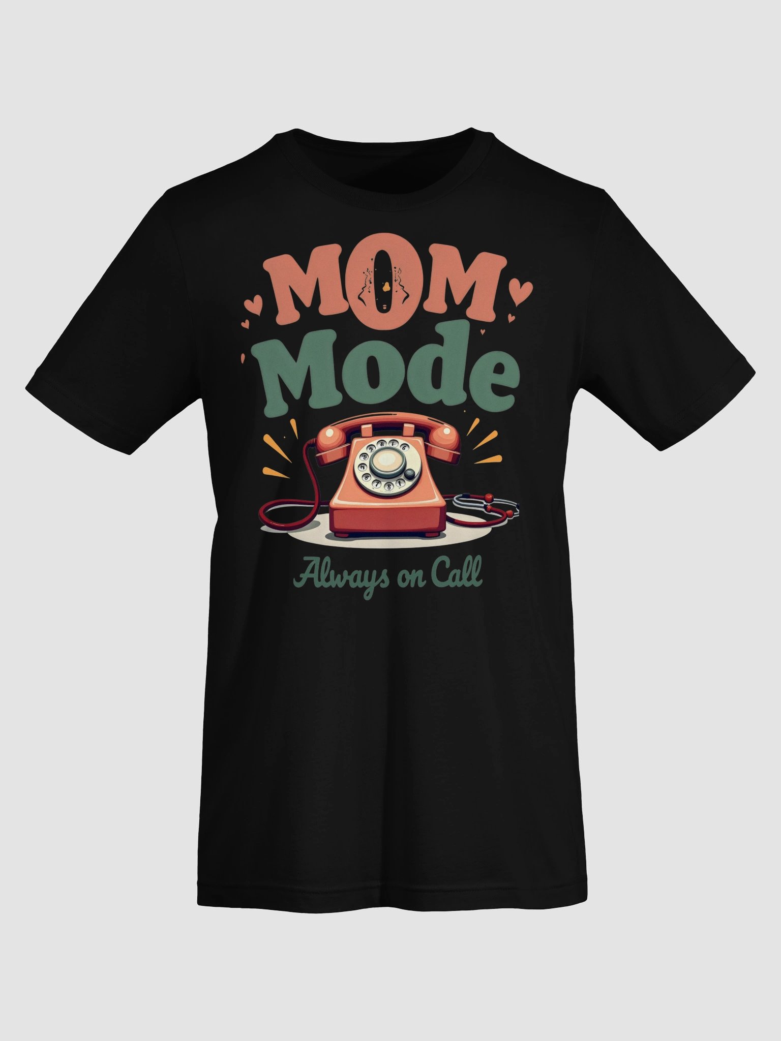 Retro 'MOM Mode' Phone Call T-Shirt product image (41)