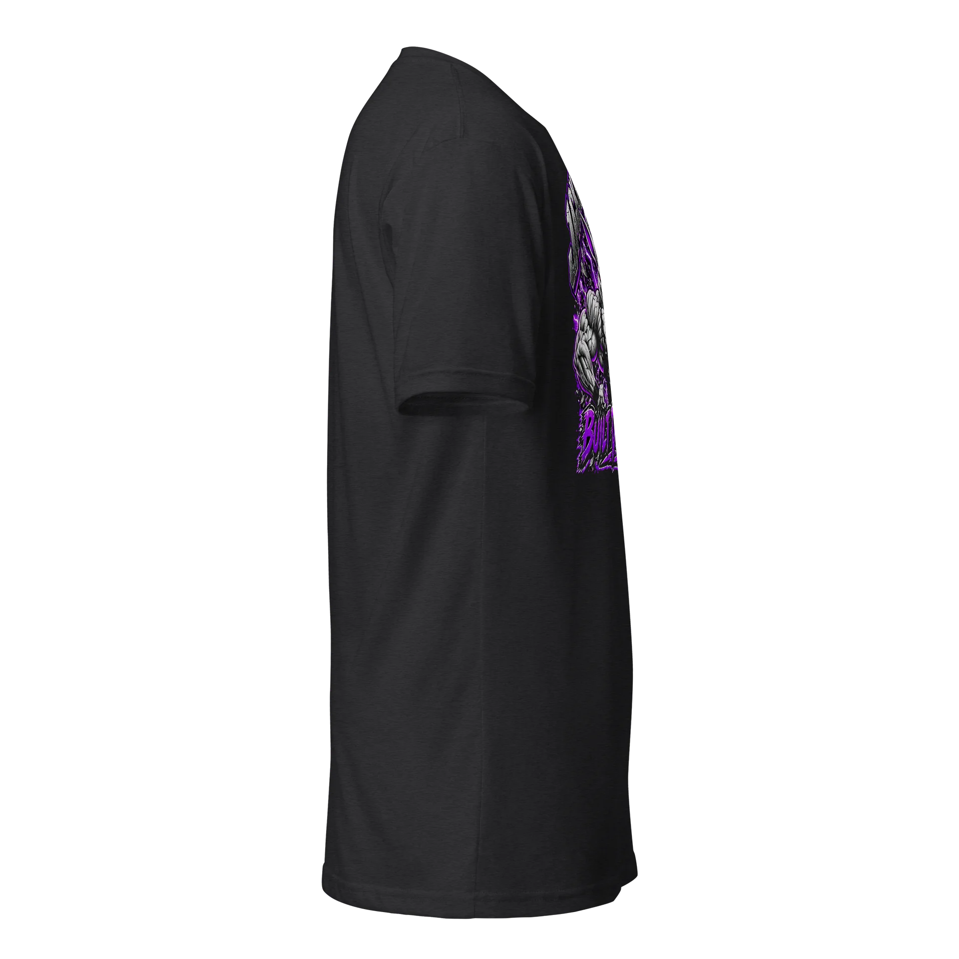 Jacked Rabbit Gym – Built Different T-Shirt (Electric Purple) product image (4)