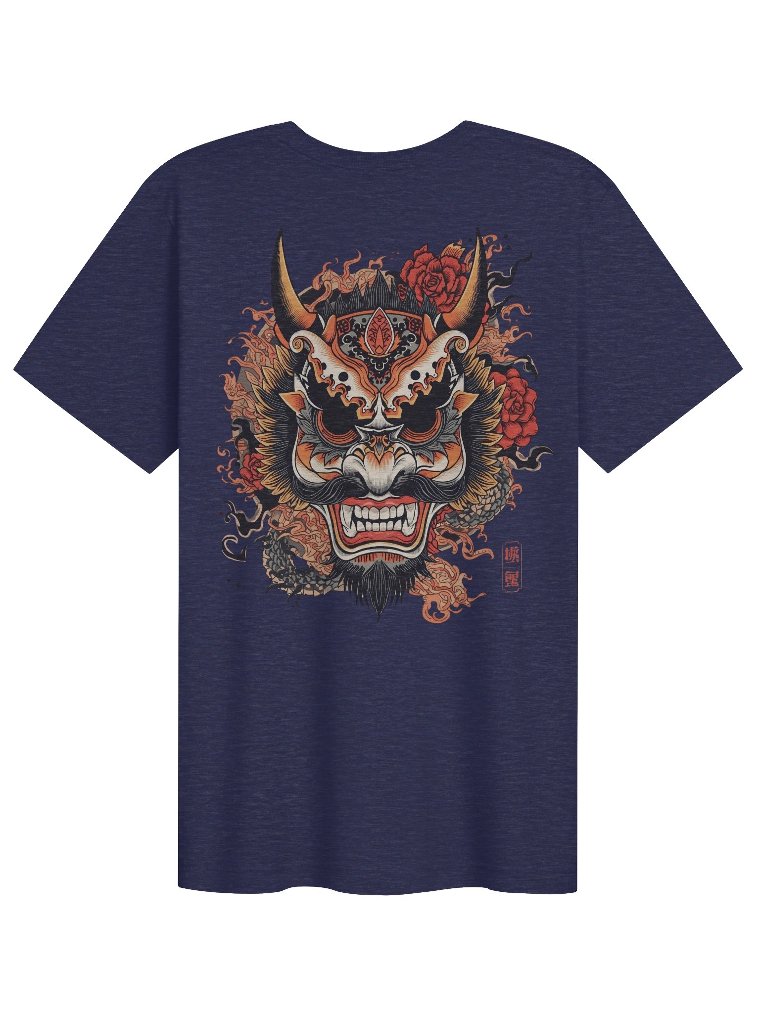 The Bold Oni Mask Streetwear T-Shirt product image (81)