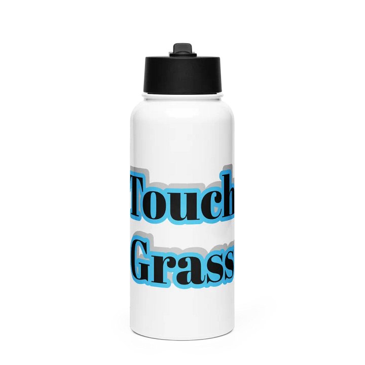 Touch grass water bottle product image (2)