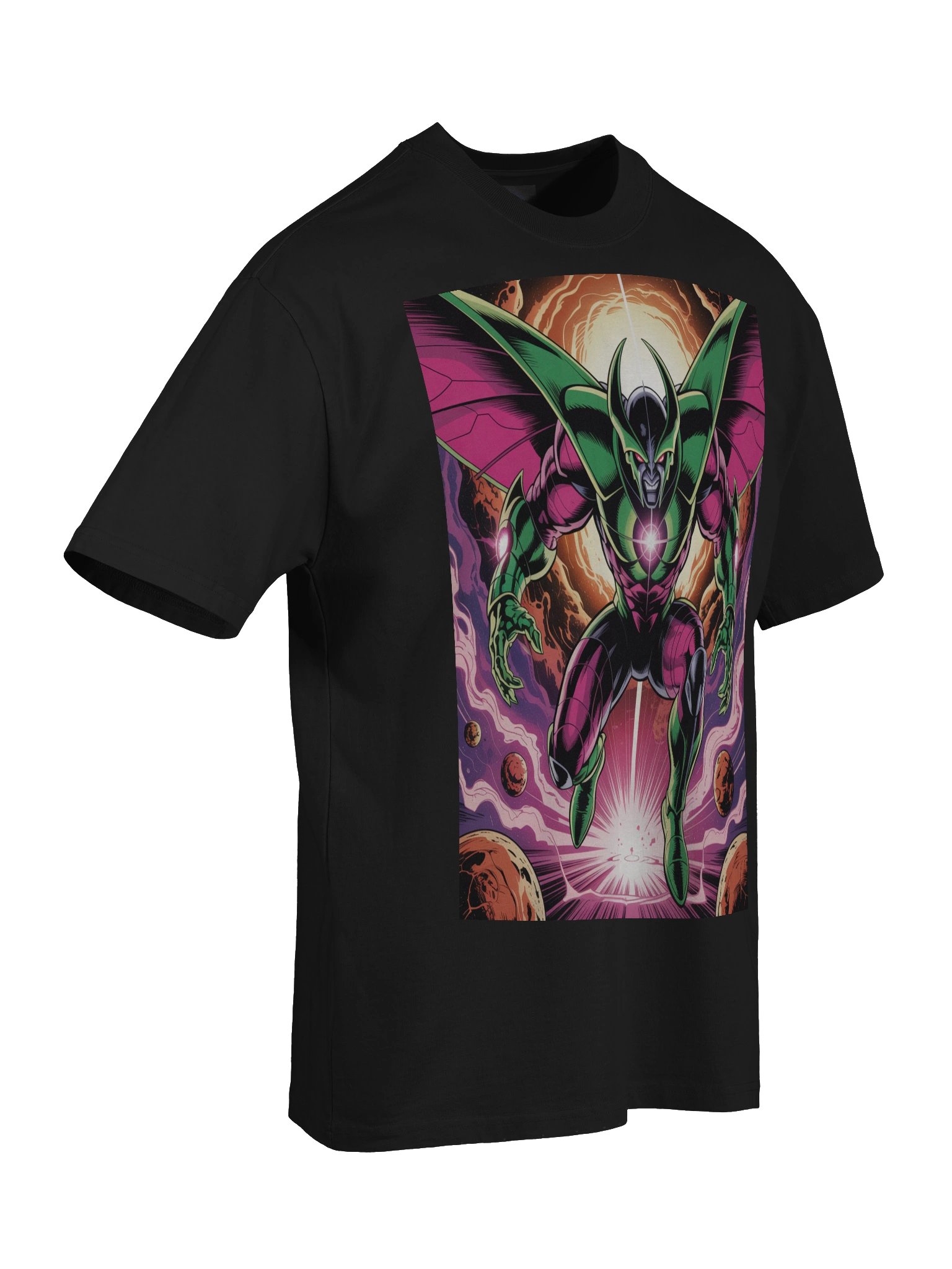 Cosmic Devourer: Annihilus Inspired Oversized Faded T-Shirt product image (8)
