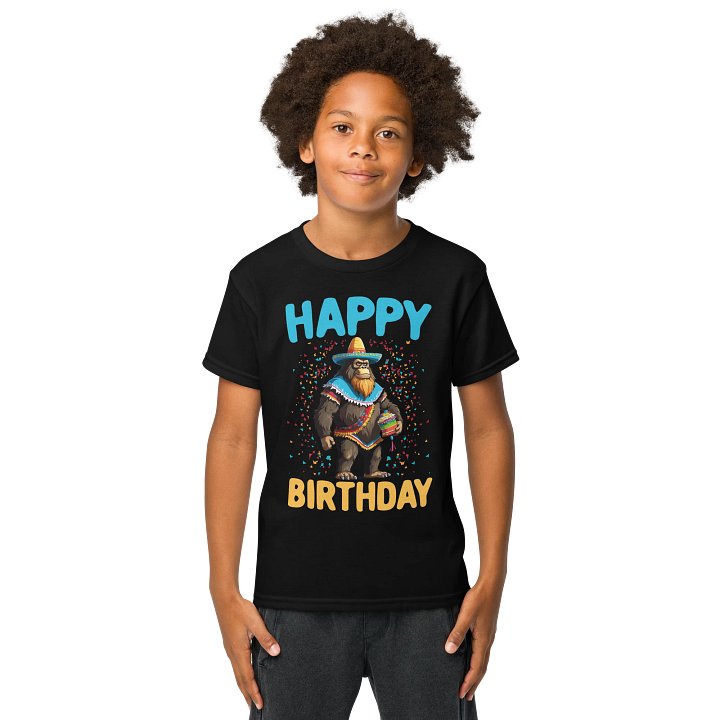 Happy Birthday (Mexican Sasquatch) T-Shirt For Kids product image (1)