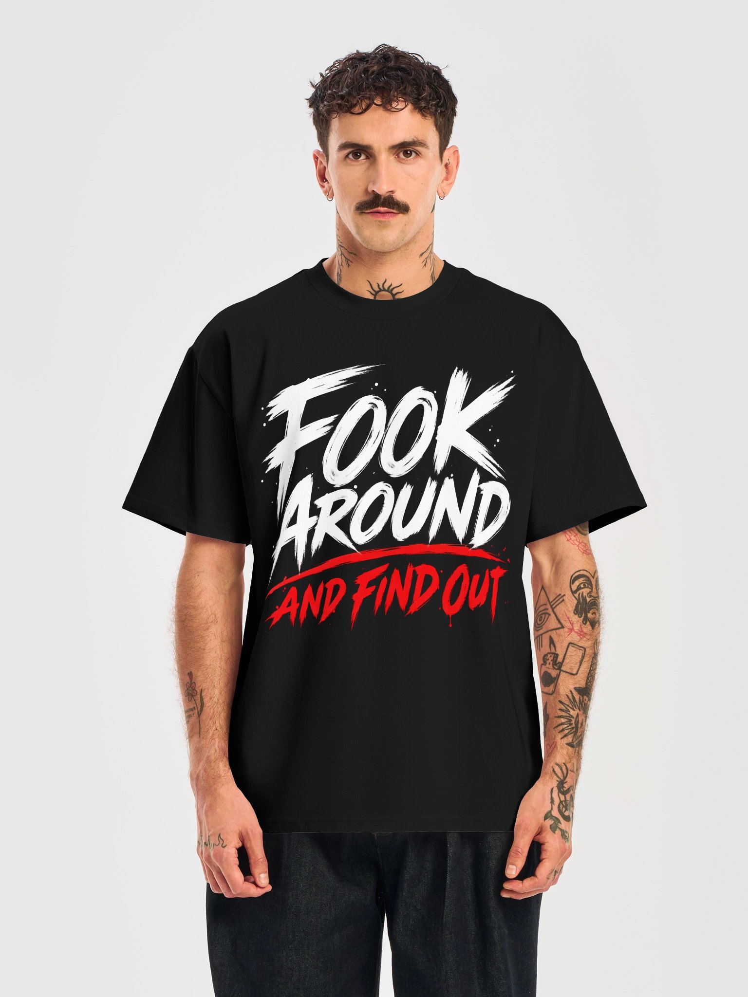 Fook Around and Find Out Heavy Fashion Tee product image (4)