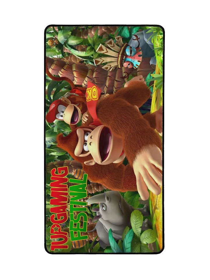 1UP Gaming Festival Donkey Kong Desk Mat 31.5x15.5 product image (2)