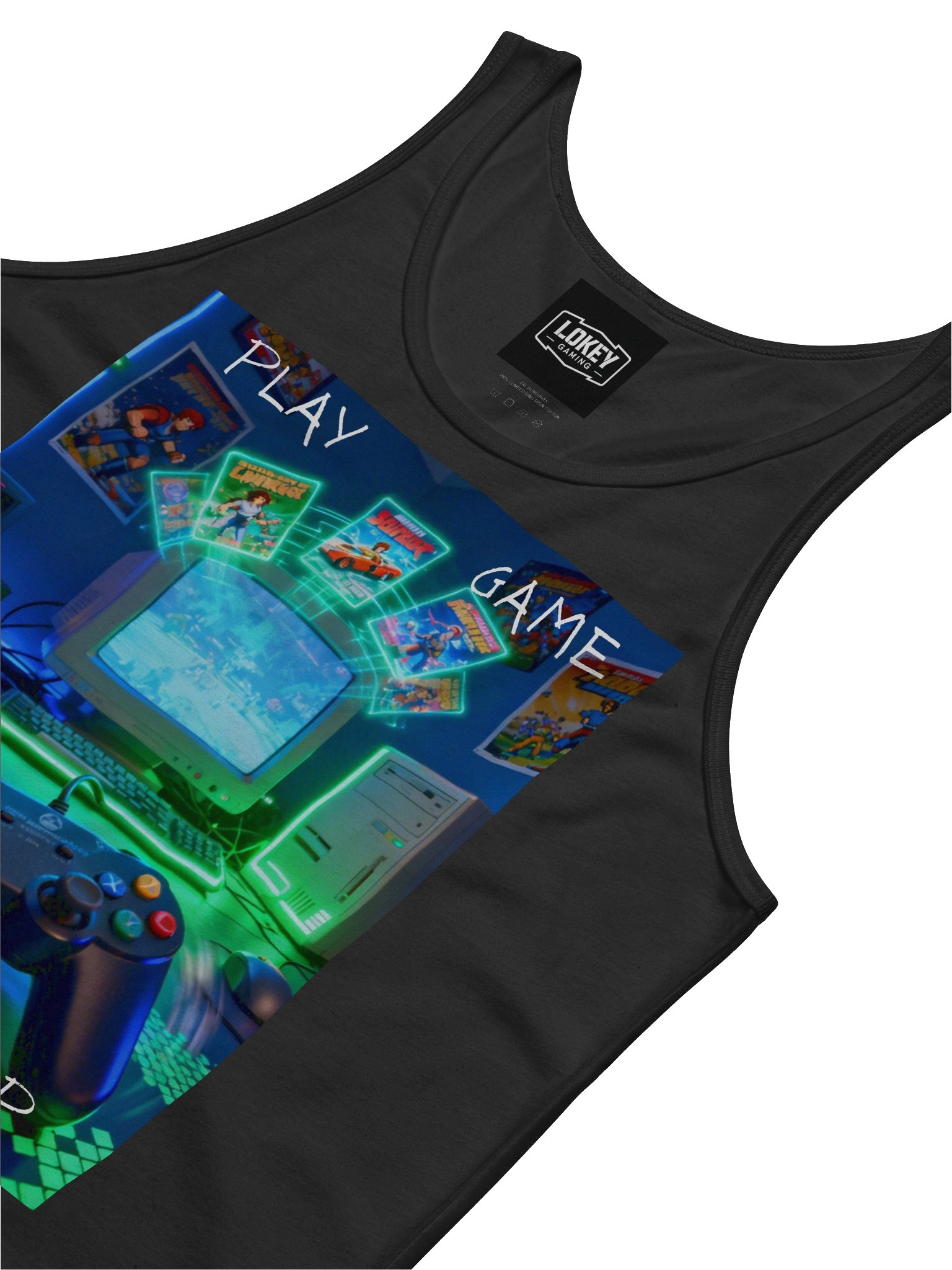 Neon Gamer Paradise Tank product image (3)