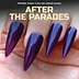AFTER THE PARADES - Shimmery Violet Translucent Jelly Nail Polish