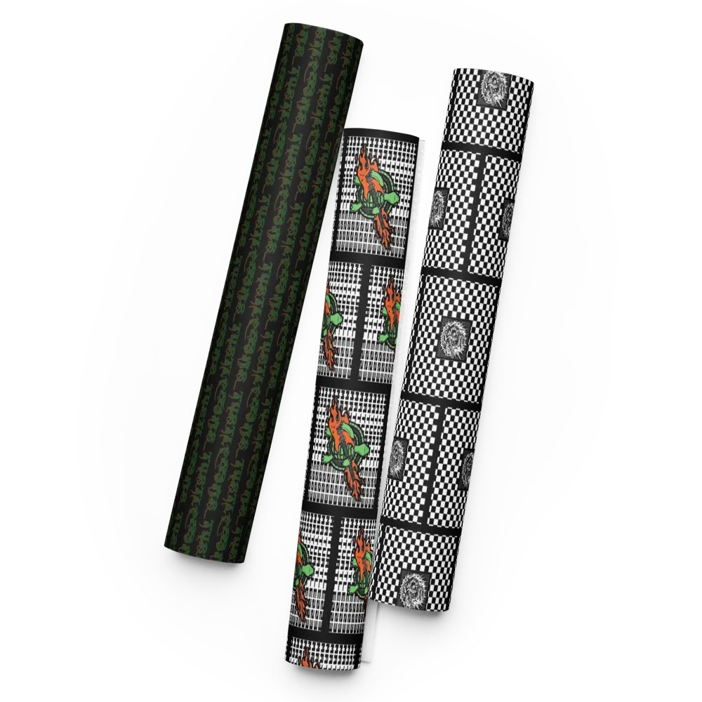 Mr turtle logo wrapping paper product image (5)