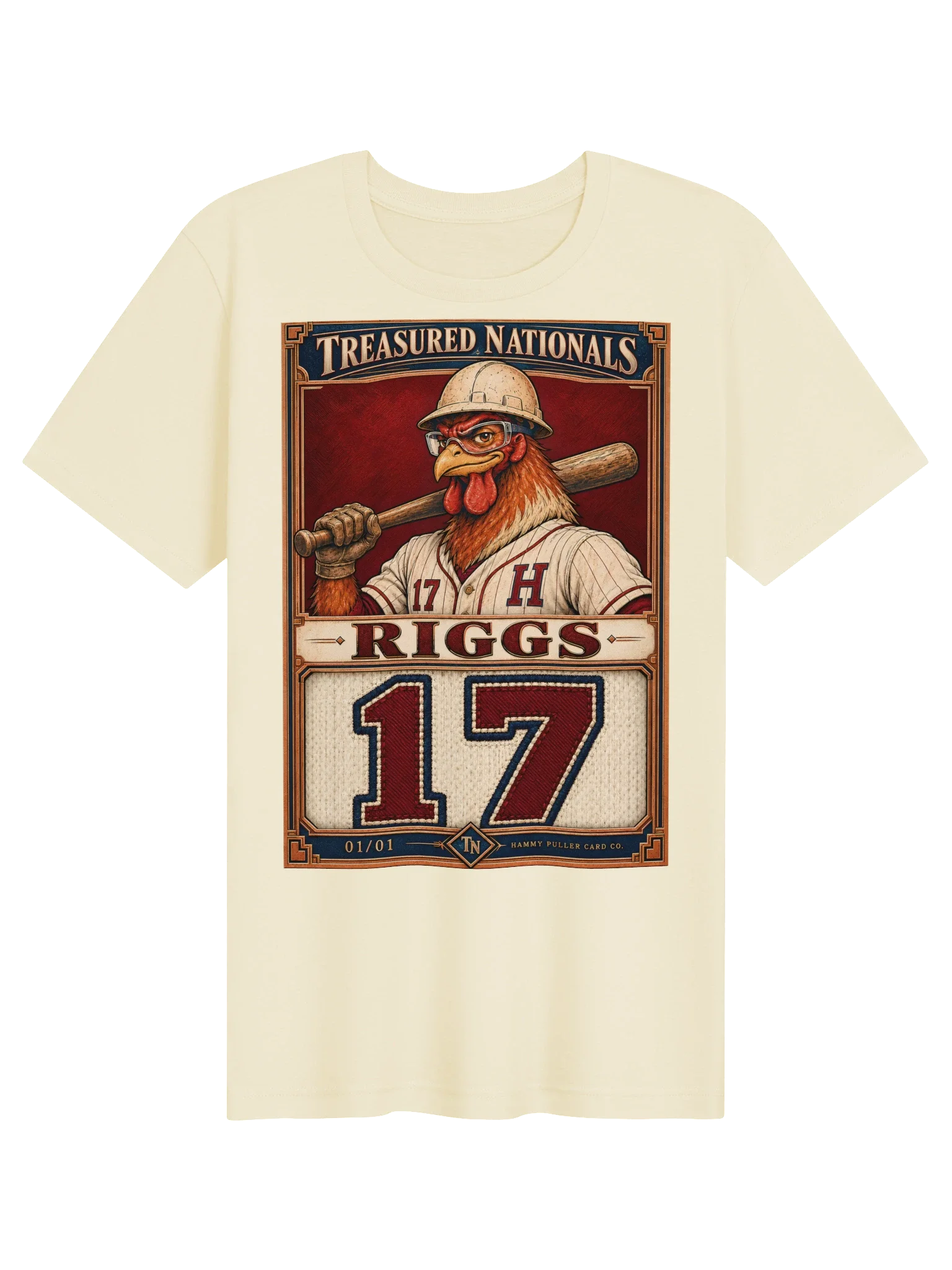 Treasured Nationals: Riggs T-Shirt — Natural — photo 1