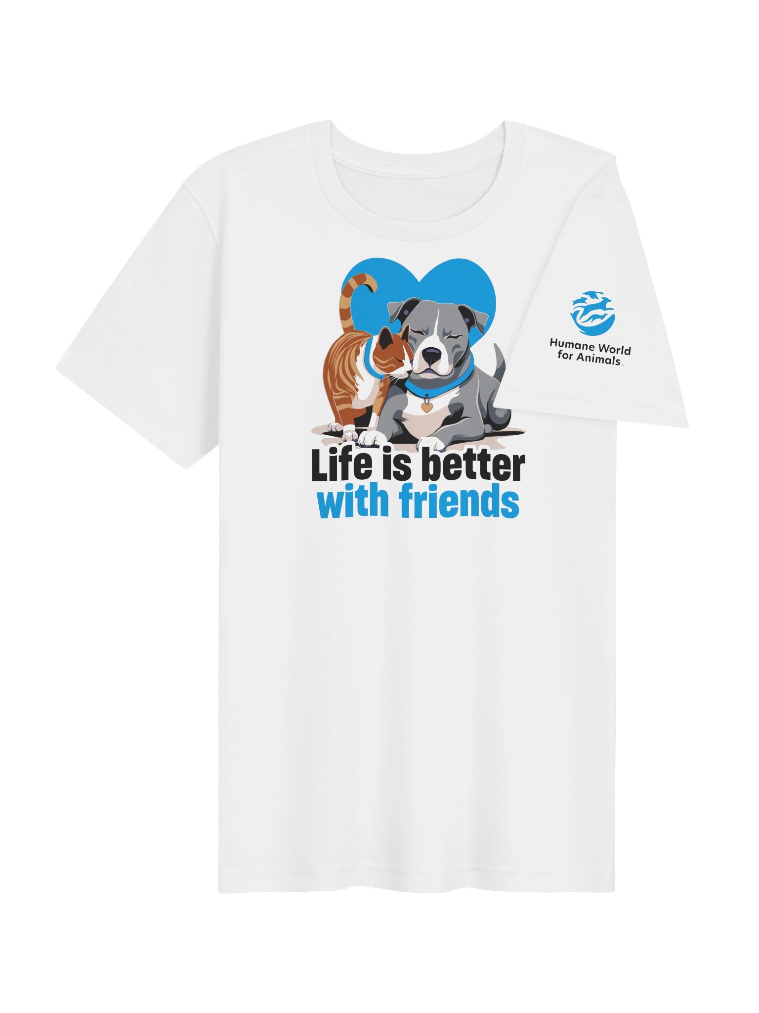 Life is better with friends - T-shirt product image (6)