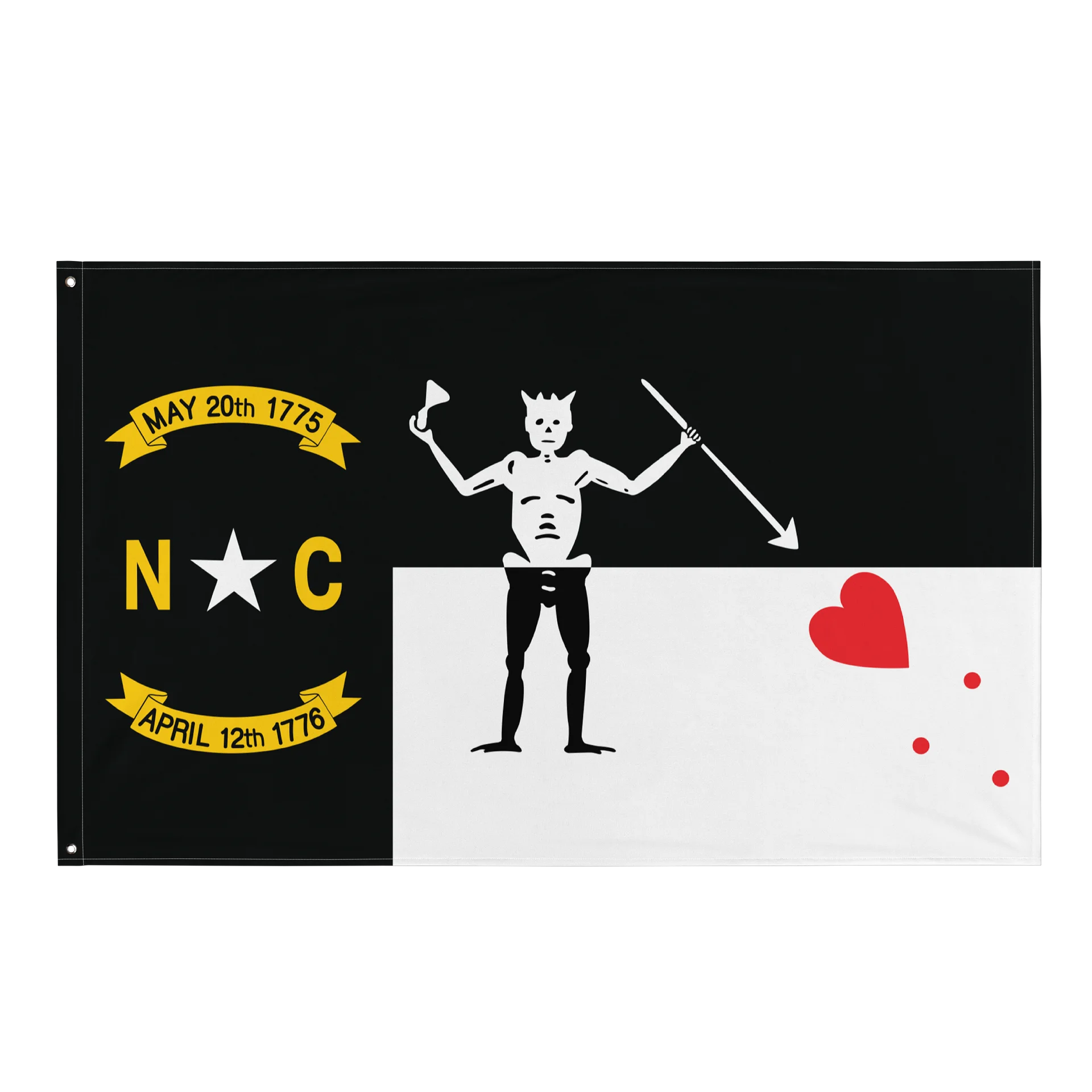 North Carolina Revenge Flag-Black Edition 2.0 product image (1)