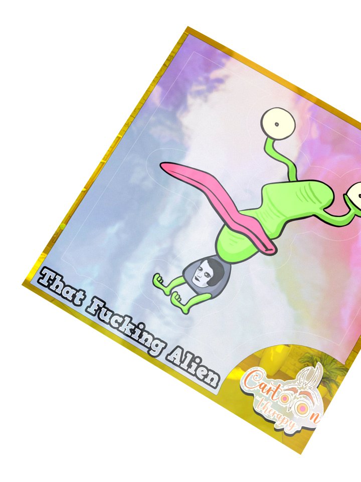 That F*cking Alien [HOLO} (Sticker Club) product image (3)