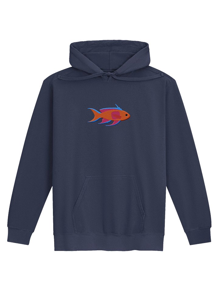 Square-Spot Anthias Premium Hooded Sweatshirt (Embroidered) for Reef and Marine Aquarium Lovers product image (7)