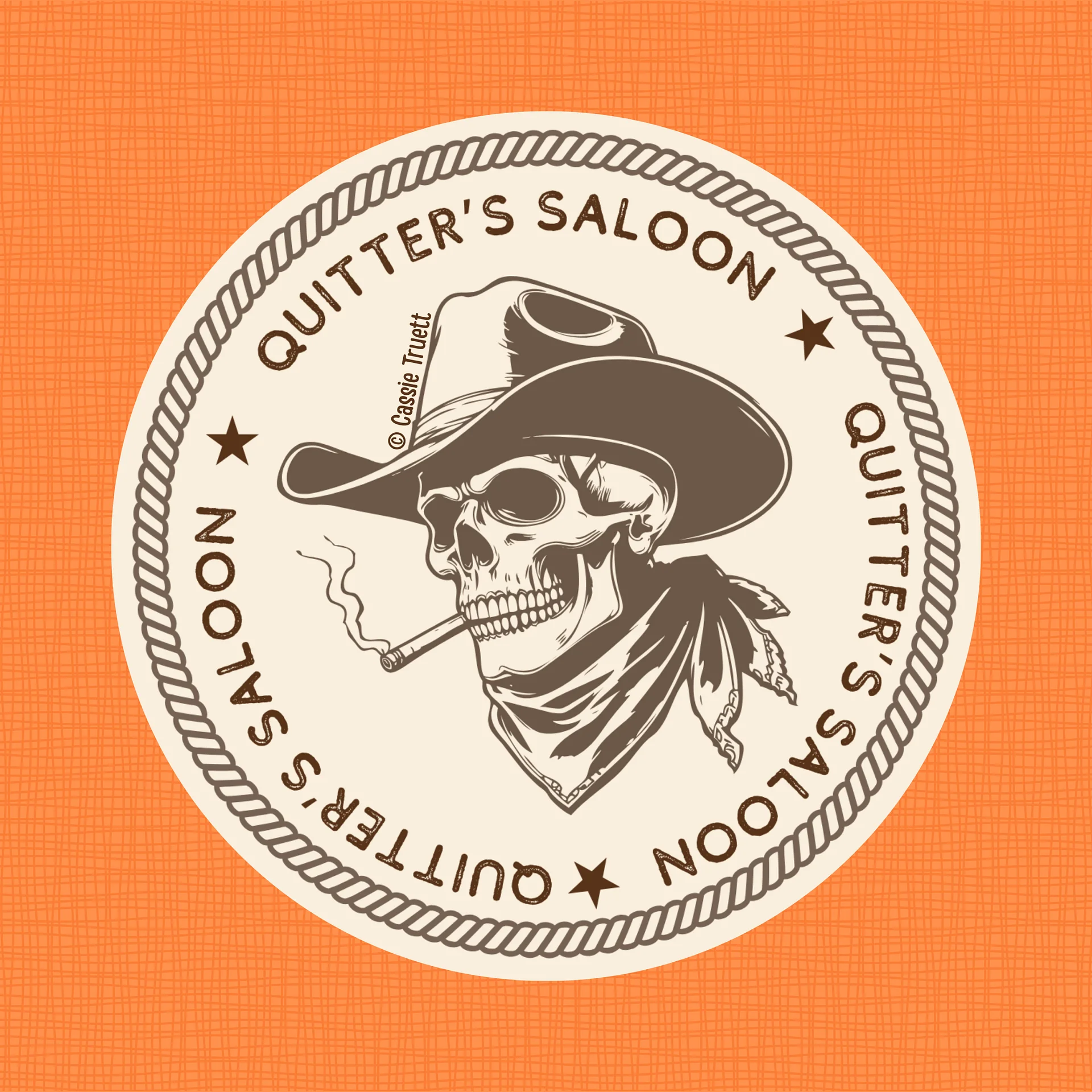 Quitter's Saloon Sticker product image (1)