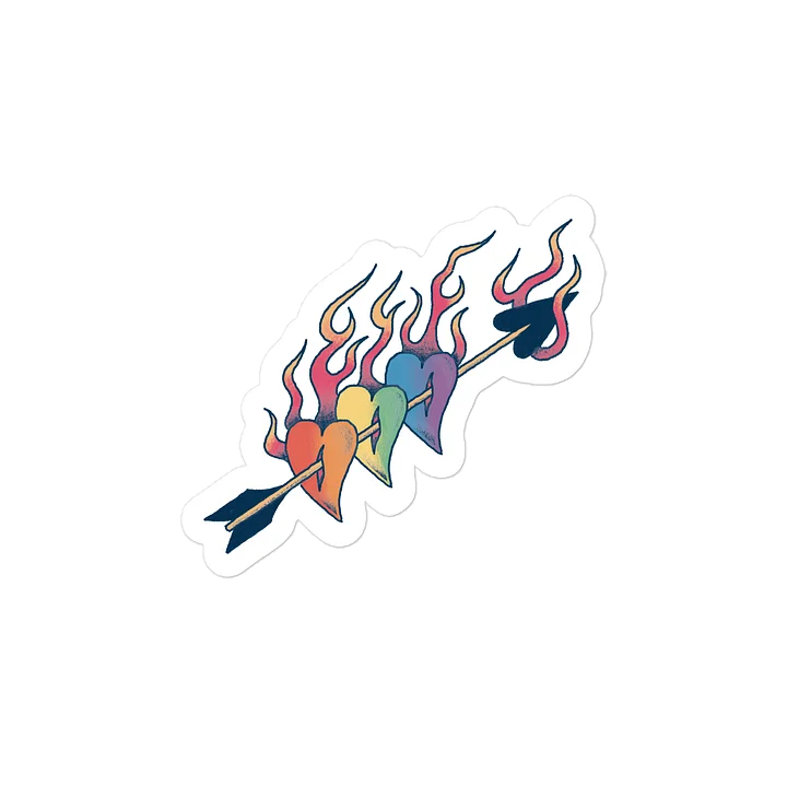 Pride Hearts Decal product image (1)