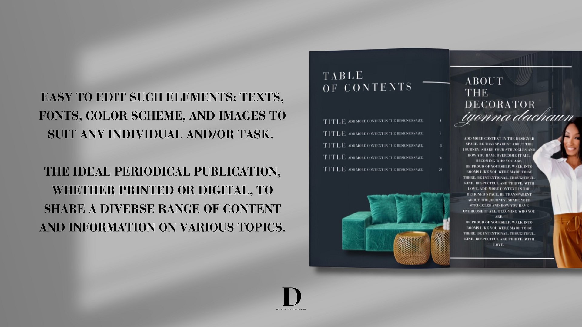 eBook Magazine Canva Template product image (3)