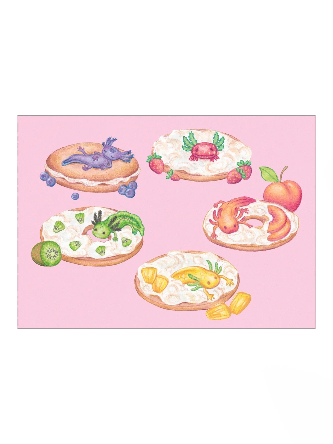 Fruit Bagelotls - Print product image (1)
