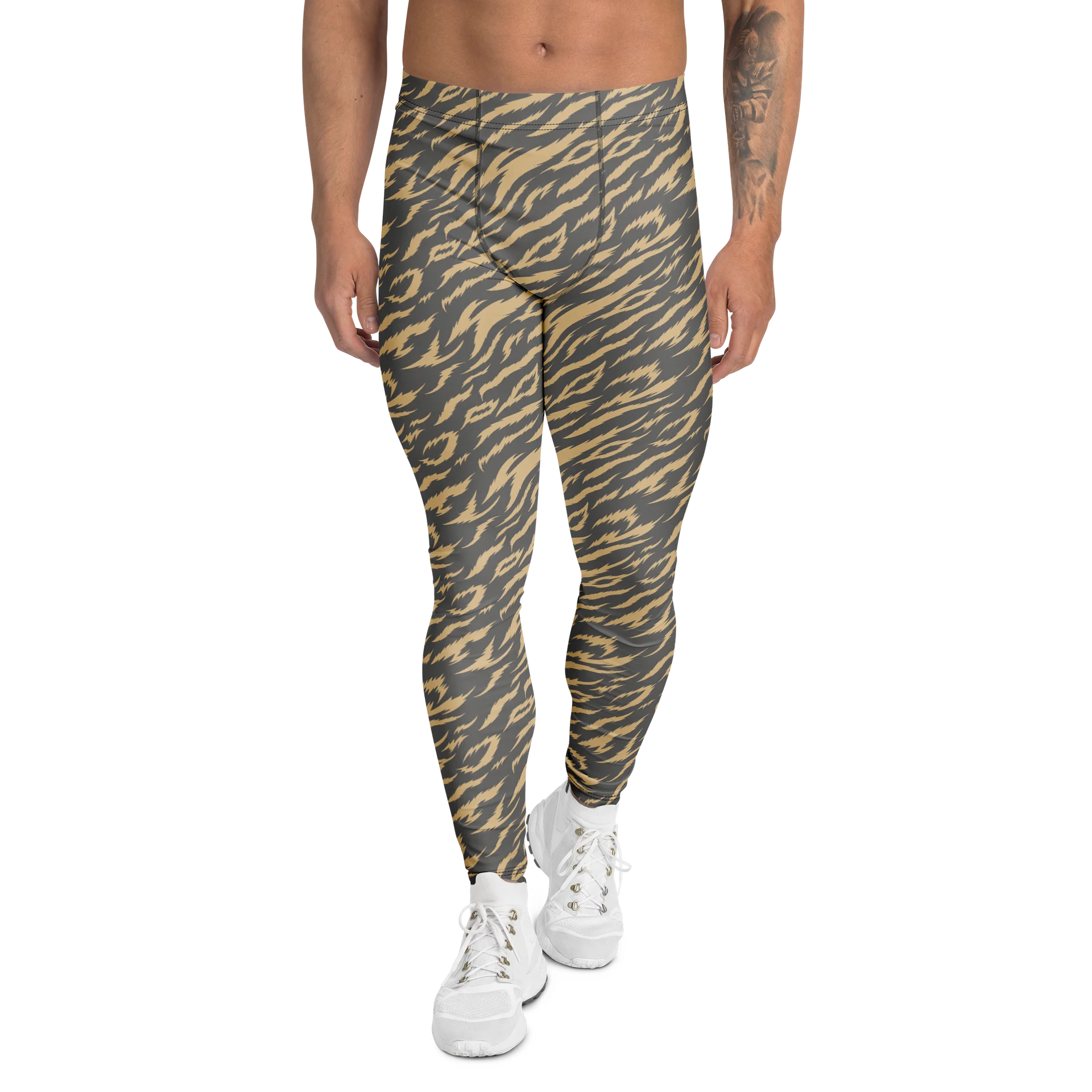 Comfortable Men's Leggings with Bold Animal Print Graphics product image (1)