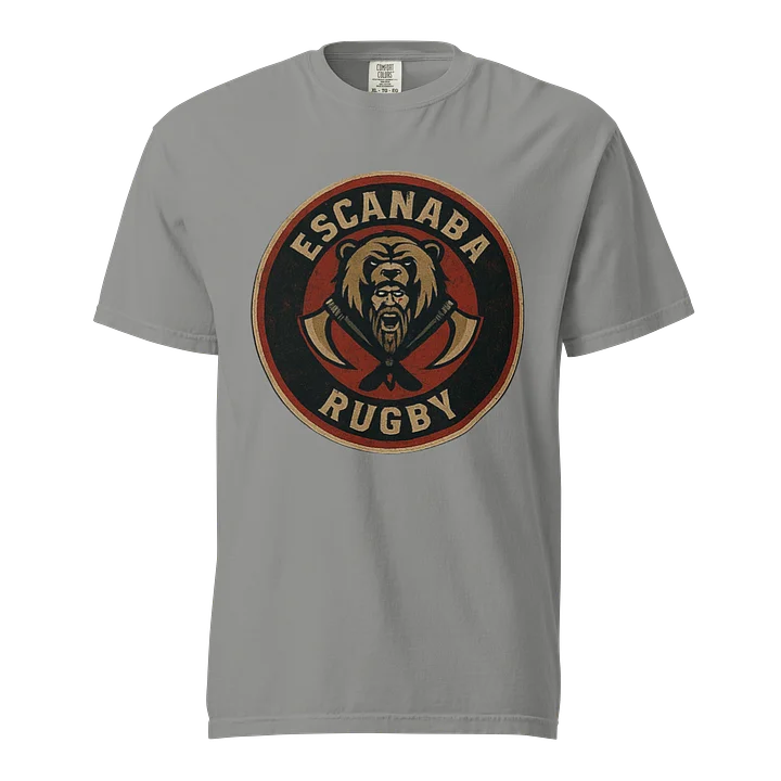 Escanaba Berserkers Crest Tee — Stone