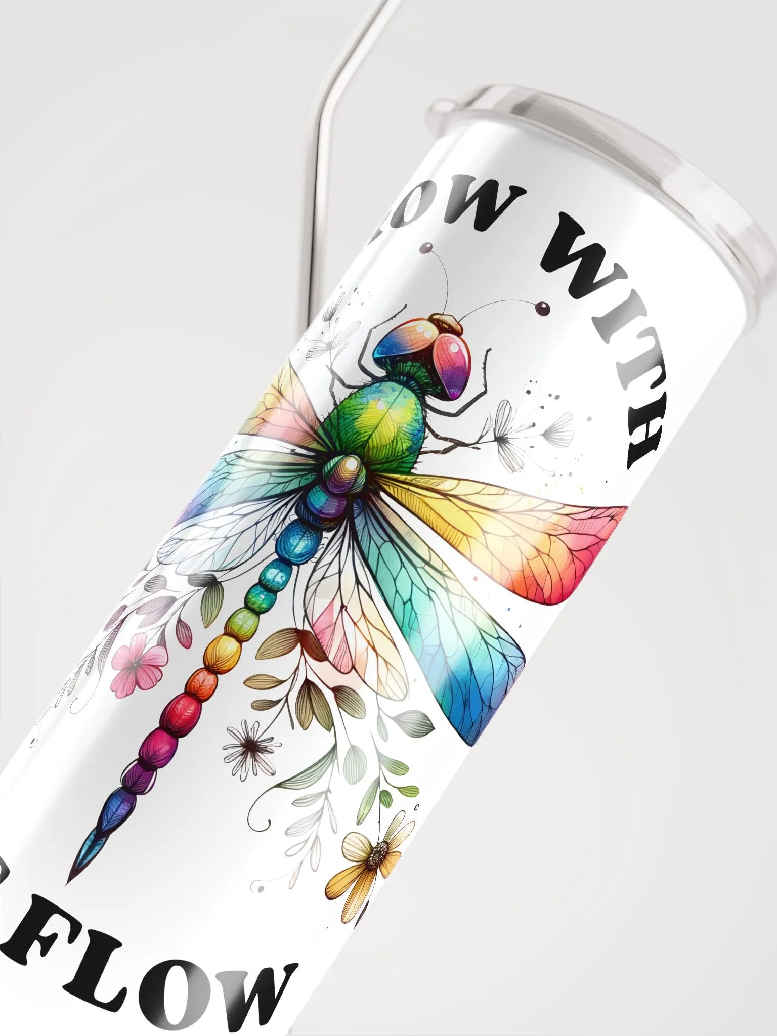 Iridescent Dragonfly Stainless Steel Tumbler product image (6)