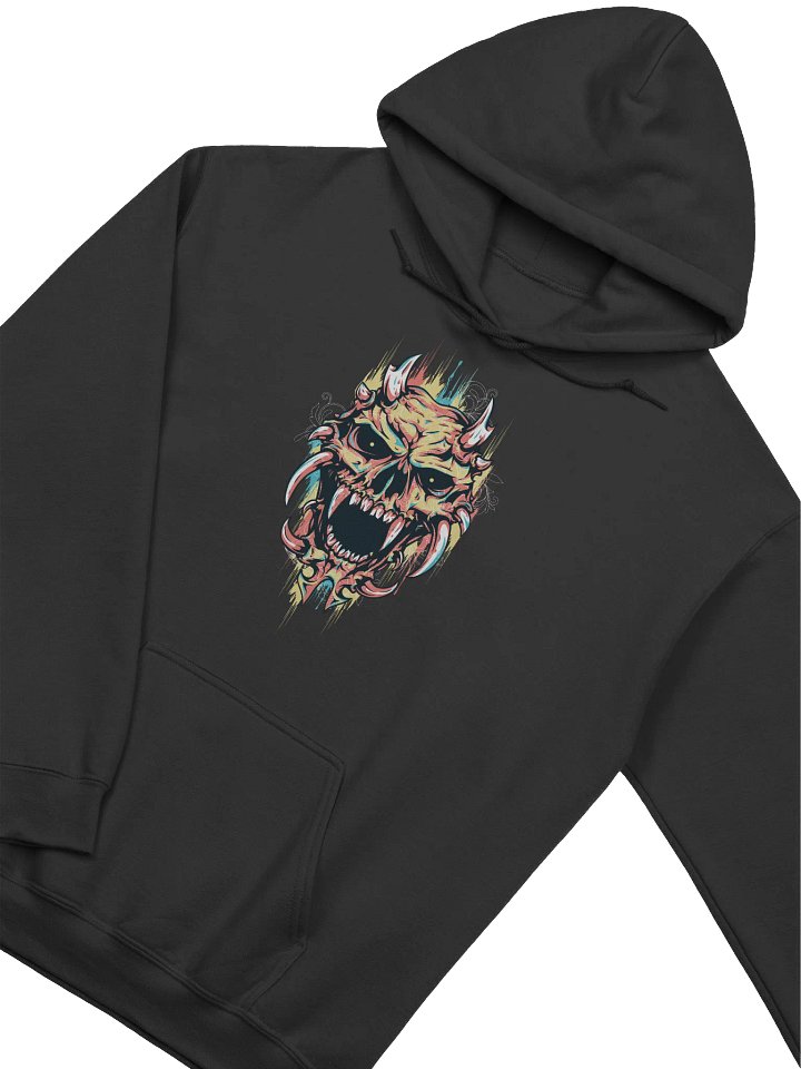 Schedel met hoorns Hoodie product image (2)