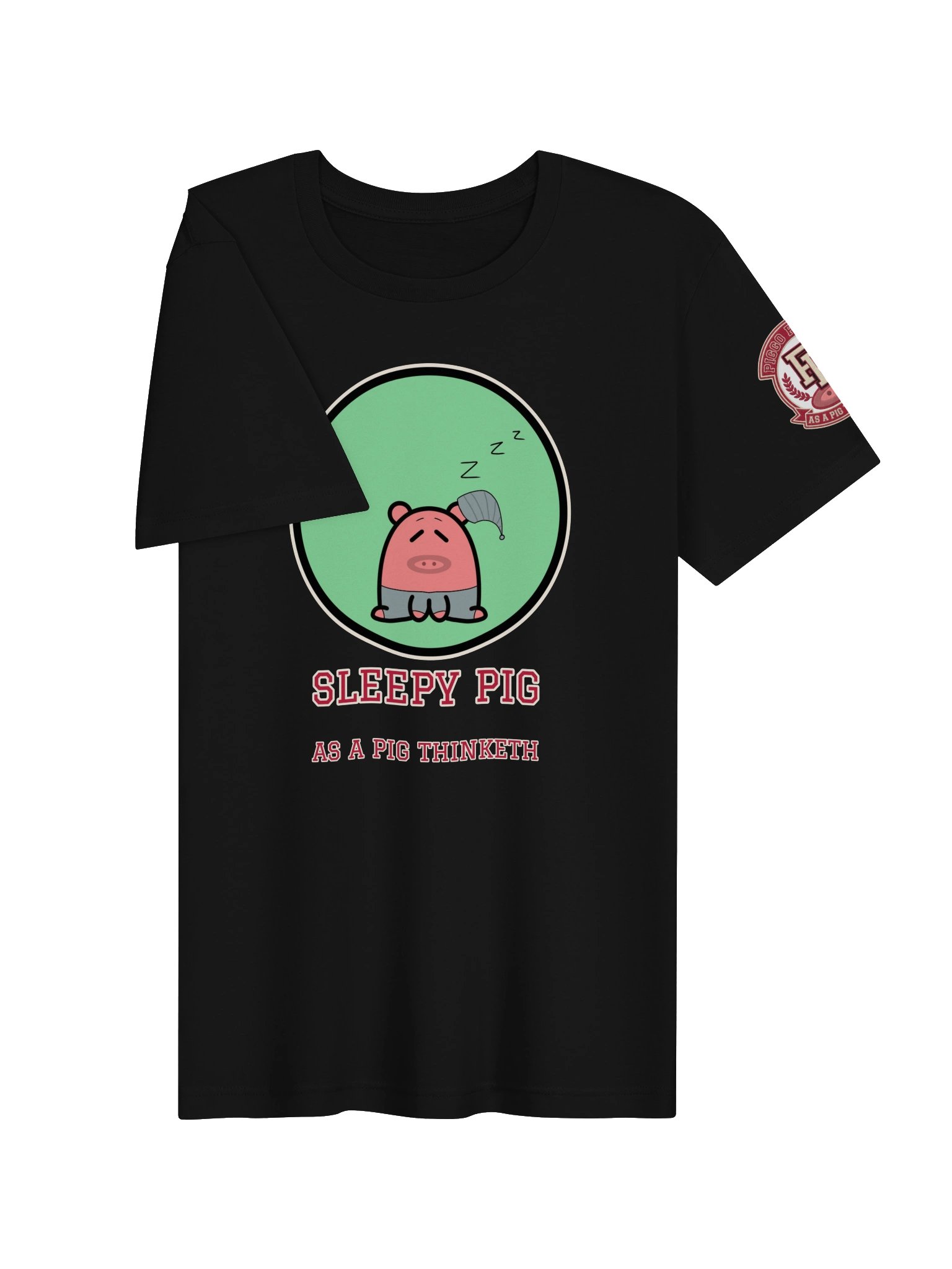 Sleepy Pig Tee | As a Pig Thinketh product image (3)