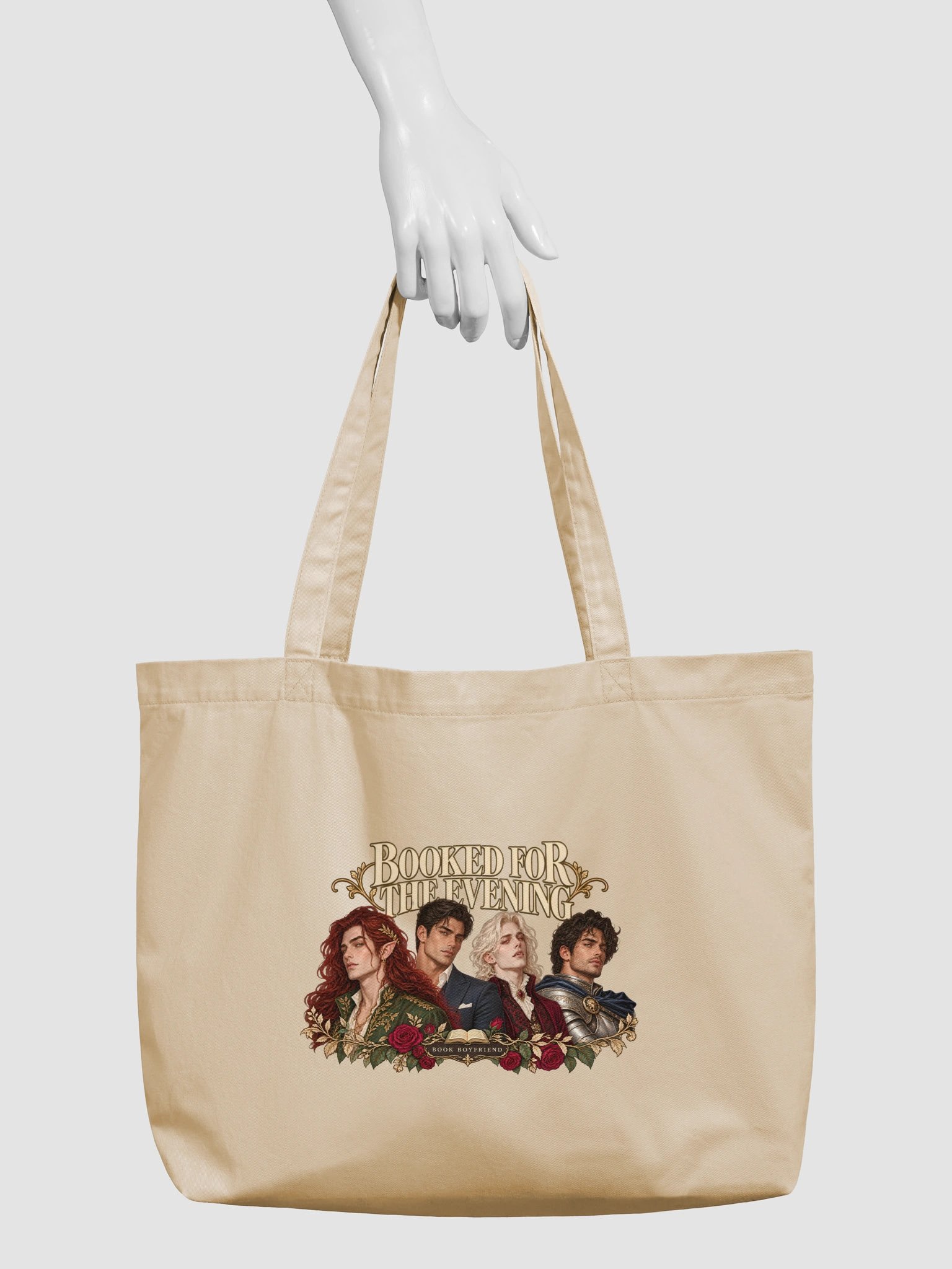 Booked for the Evening - Book Boyfriend Tote Bag product image (3)