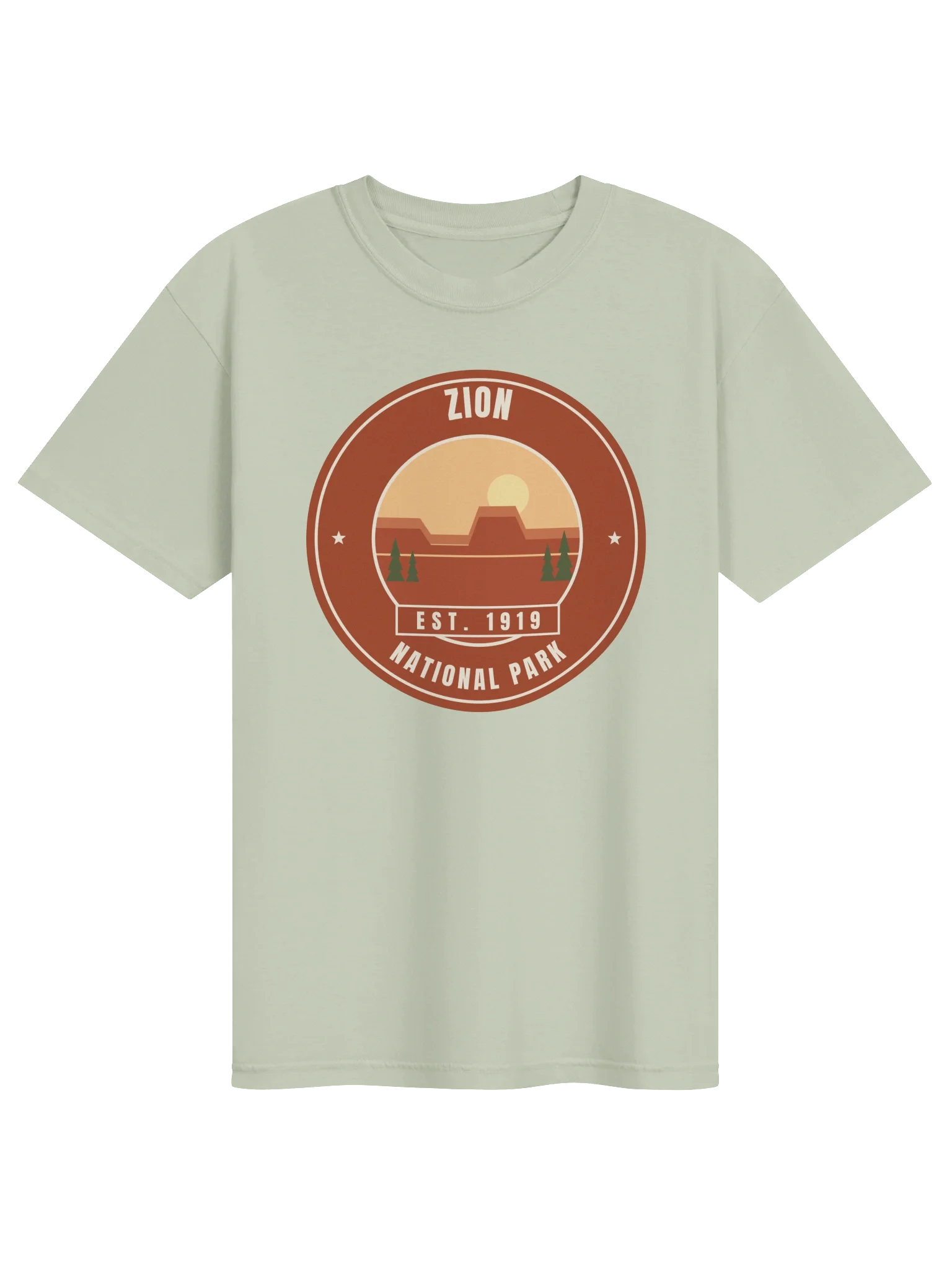 Zion National Park Vintage Emblem Tee
