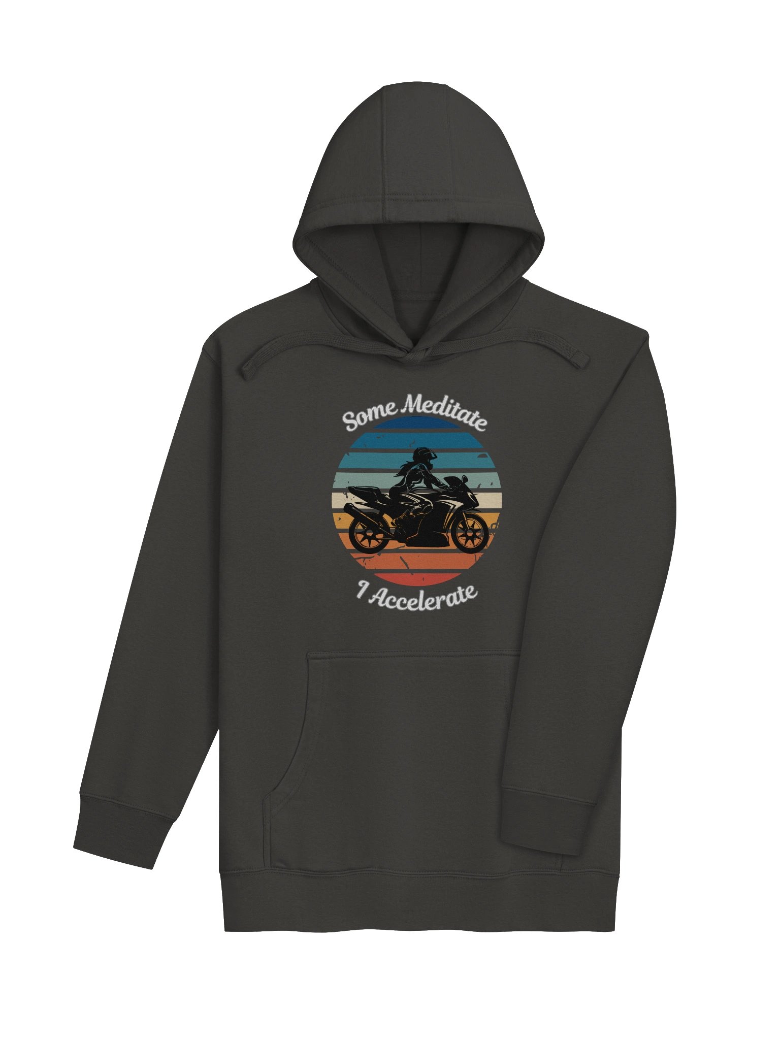 Some Meditate, I Accelerate Female Hoodie product image (4)