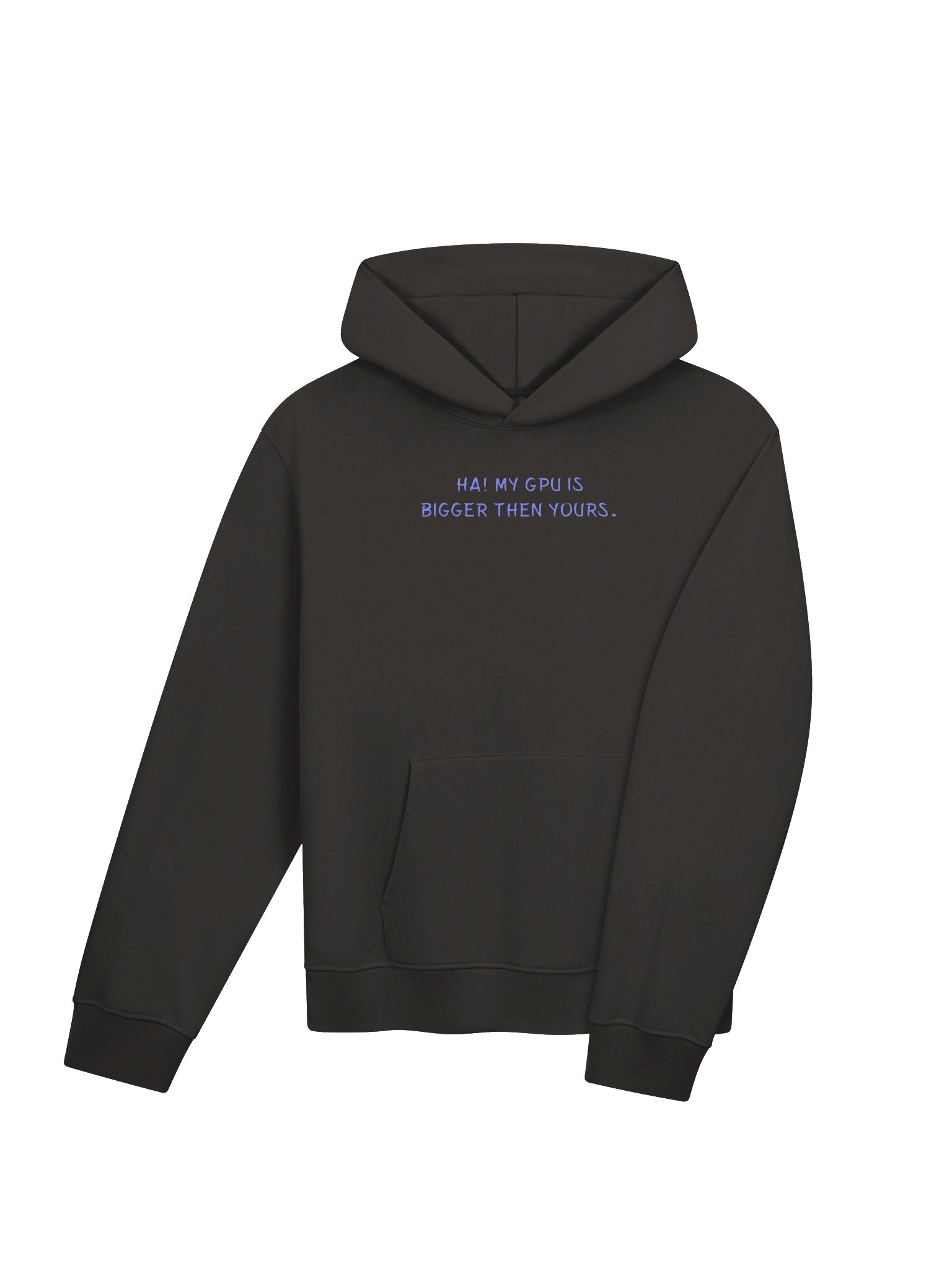 Ha My GPU Is Bigger Then Yours Meme Oversized Hoodie product image (35)
