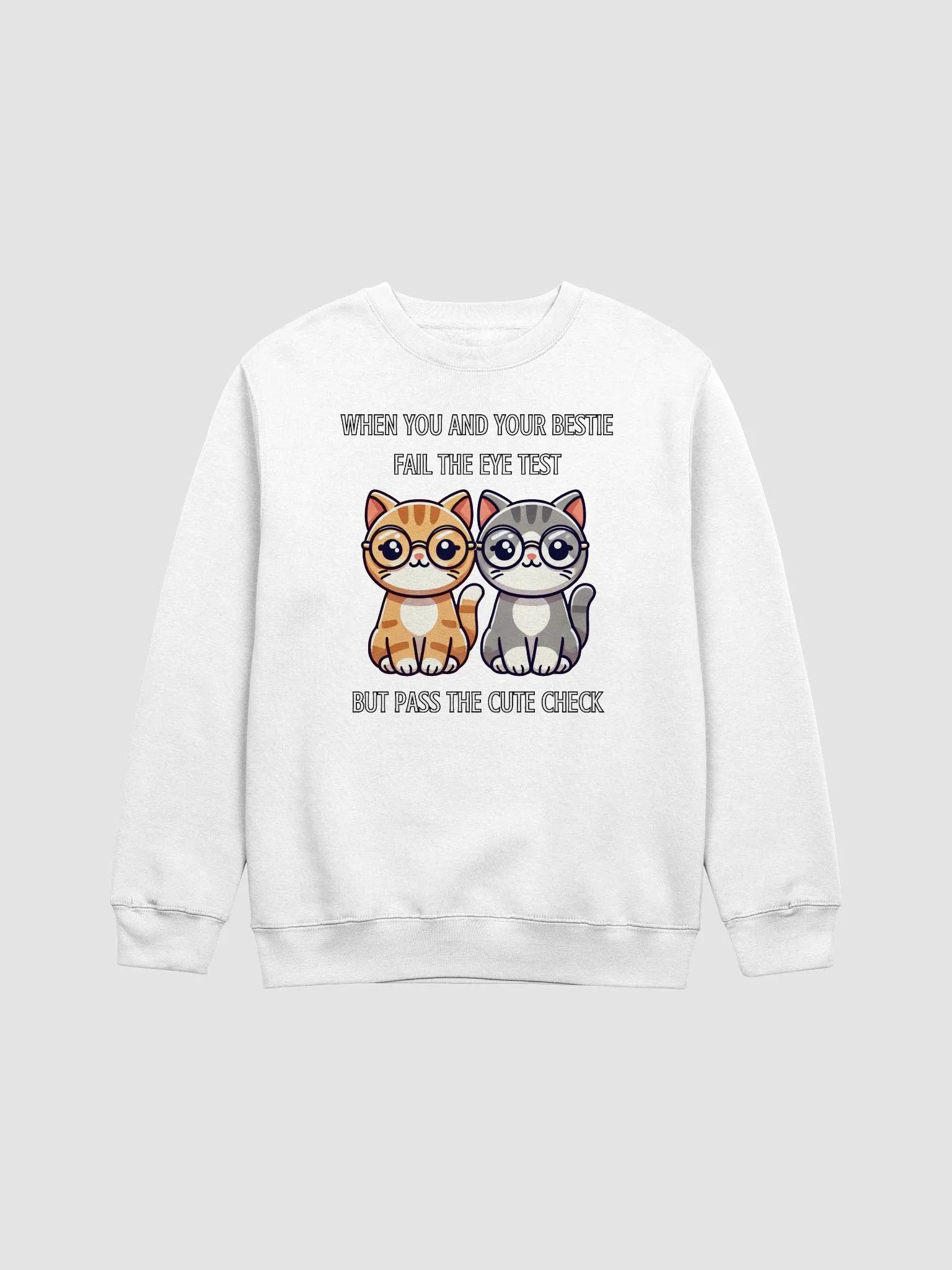 Cute Check Crewneck Sweatshirt product image (2)