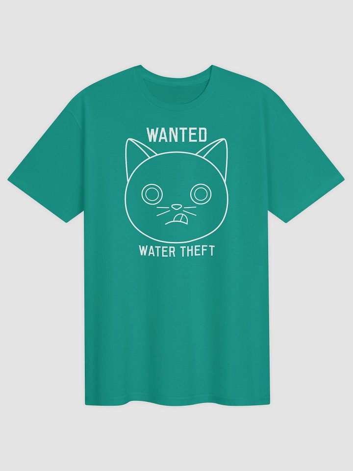 Wanted (Water Theft - White Print) - Unisex Adult Super Soft Lightweight T-shirt product image (22)