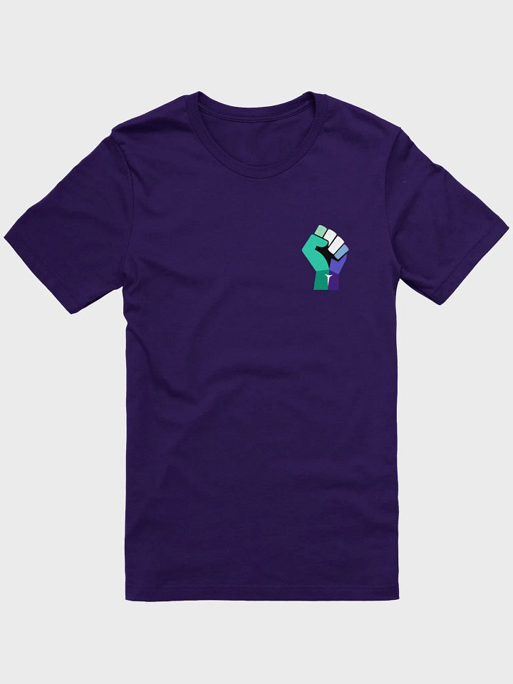 gay raised fist t-shirt product image (1)