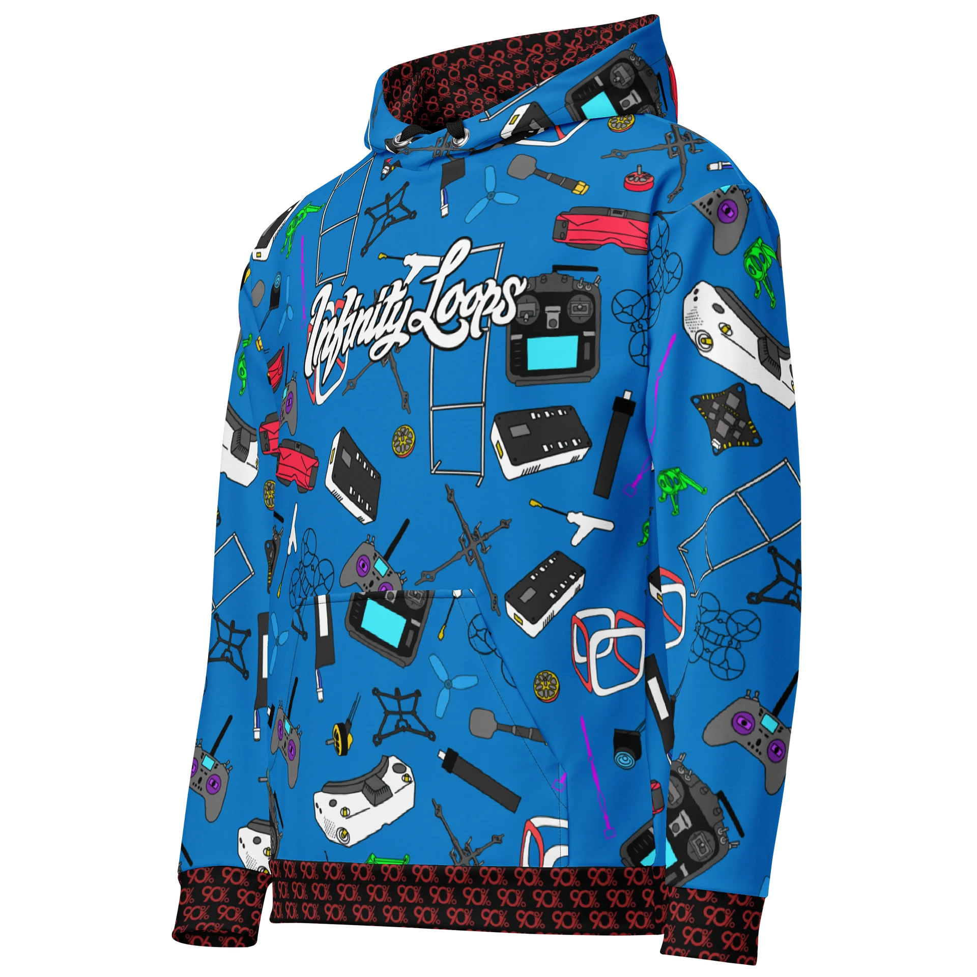 Blue Micro FPV Hoodie product image (2)