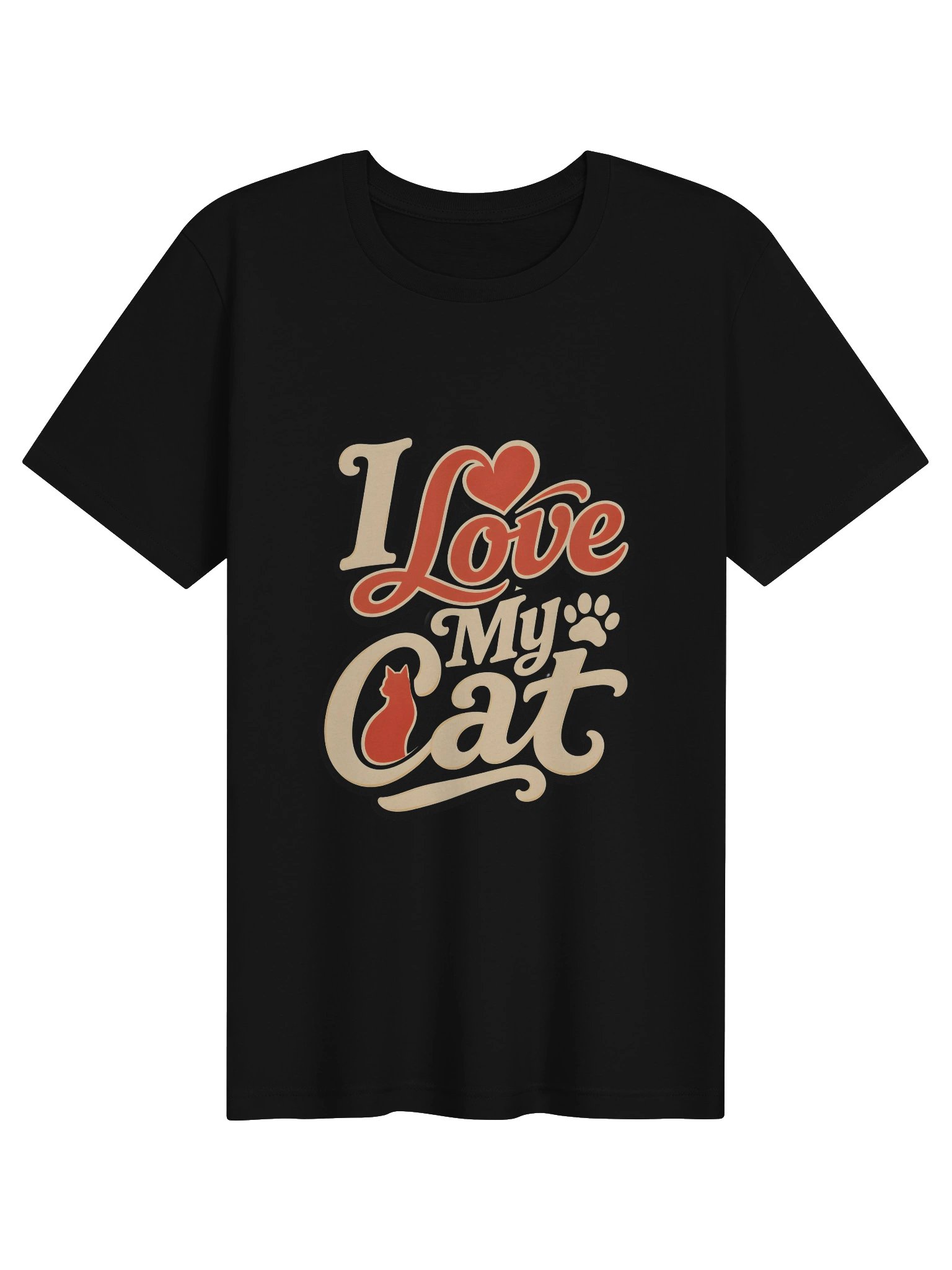 I Love My Cat Tee product image (1)