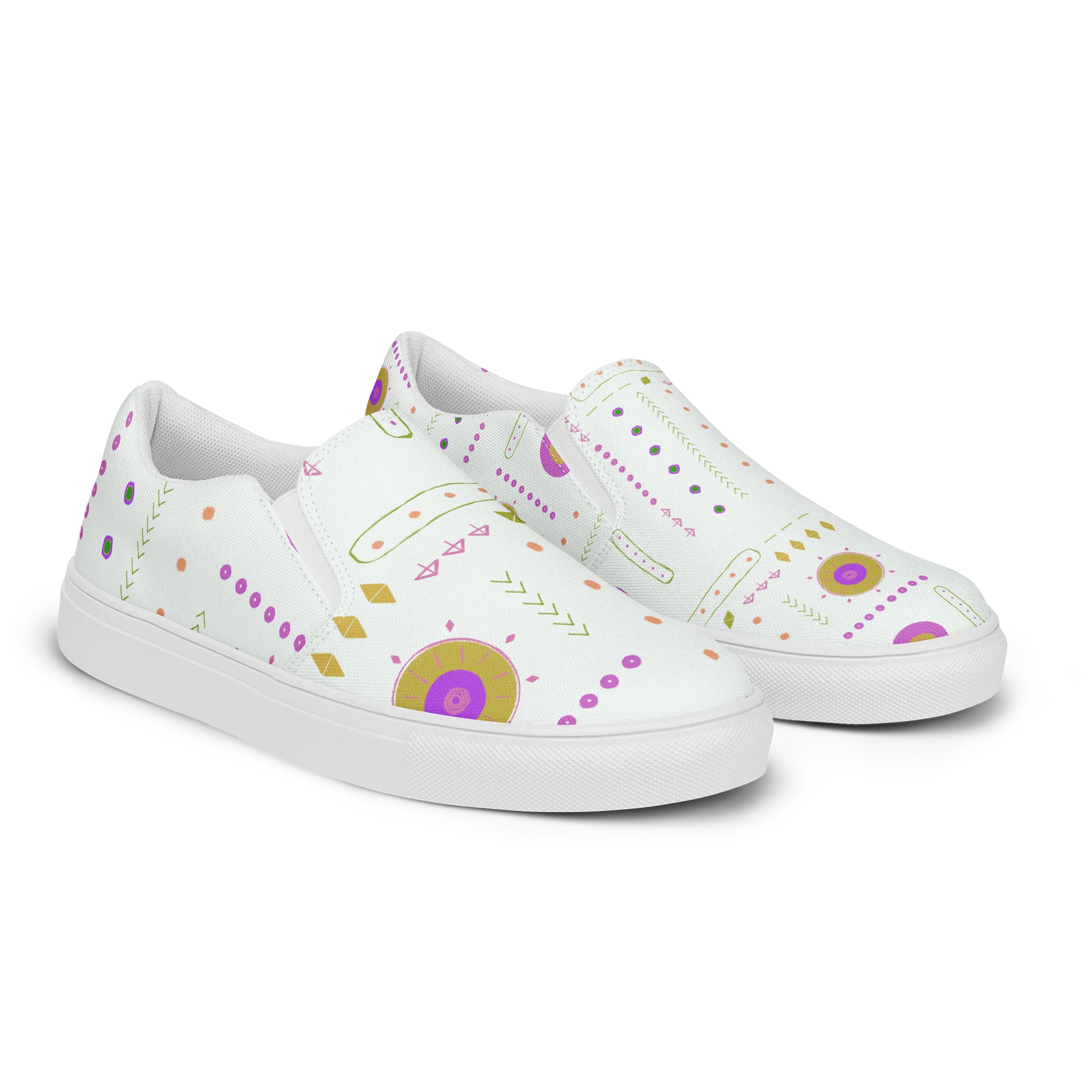 Whimsical Asymmetrical Men's Slip-On Shoes product image (2)