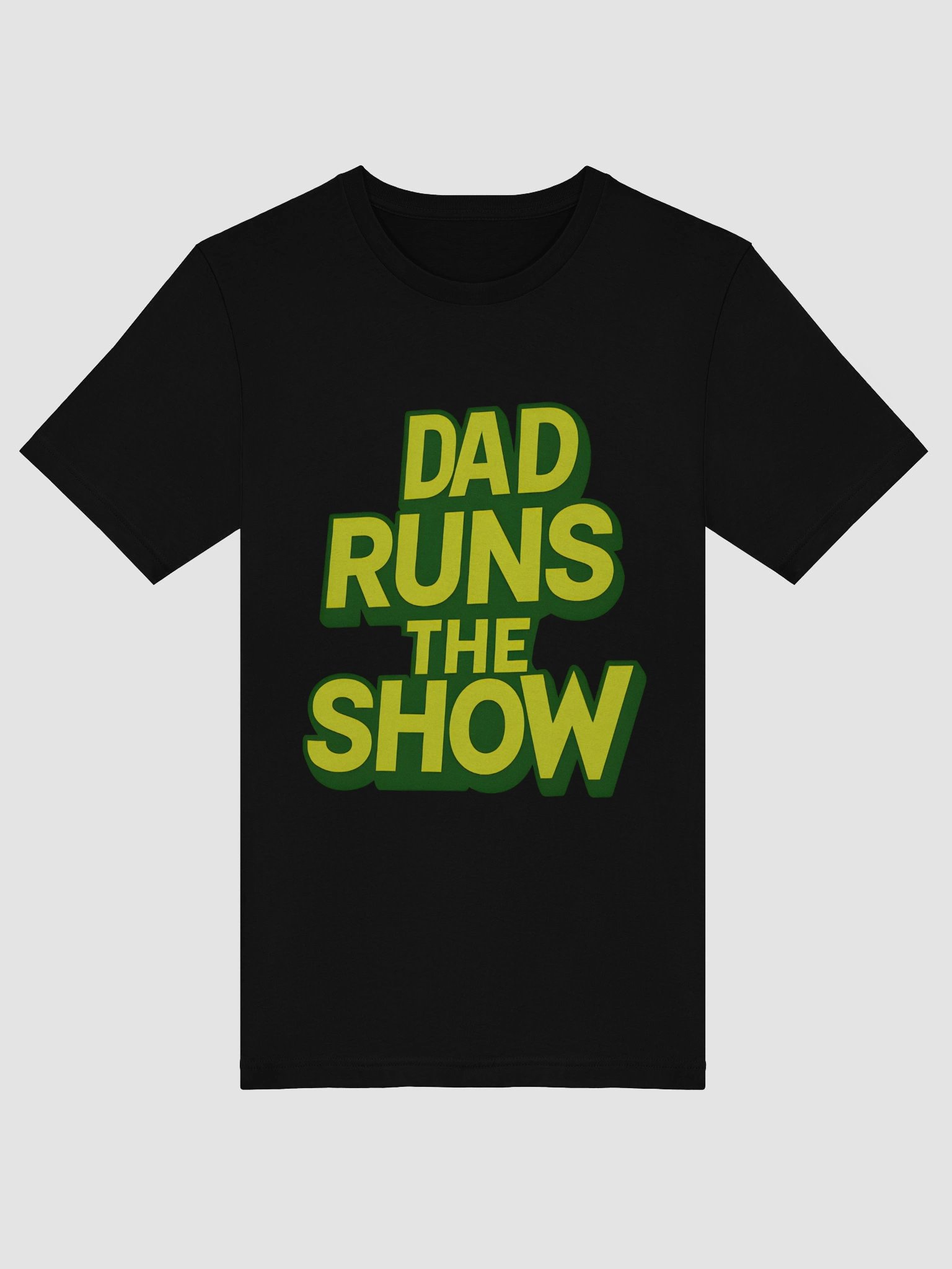 Funny Dad Shirts – "Dad Runs the Show" Graphic Tee for Father’s Day product image (77)