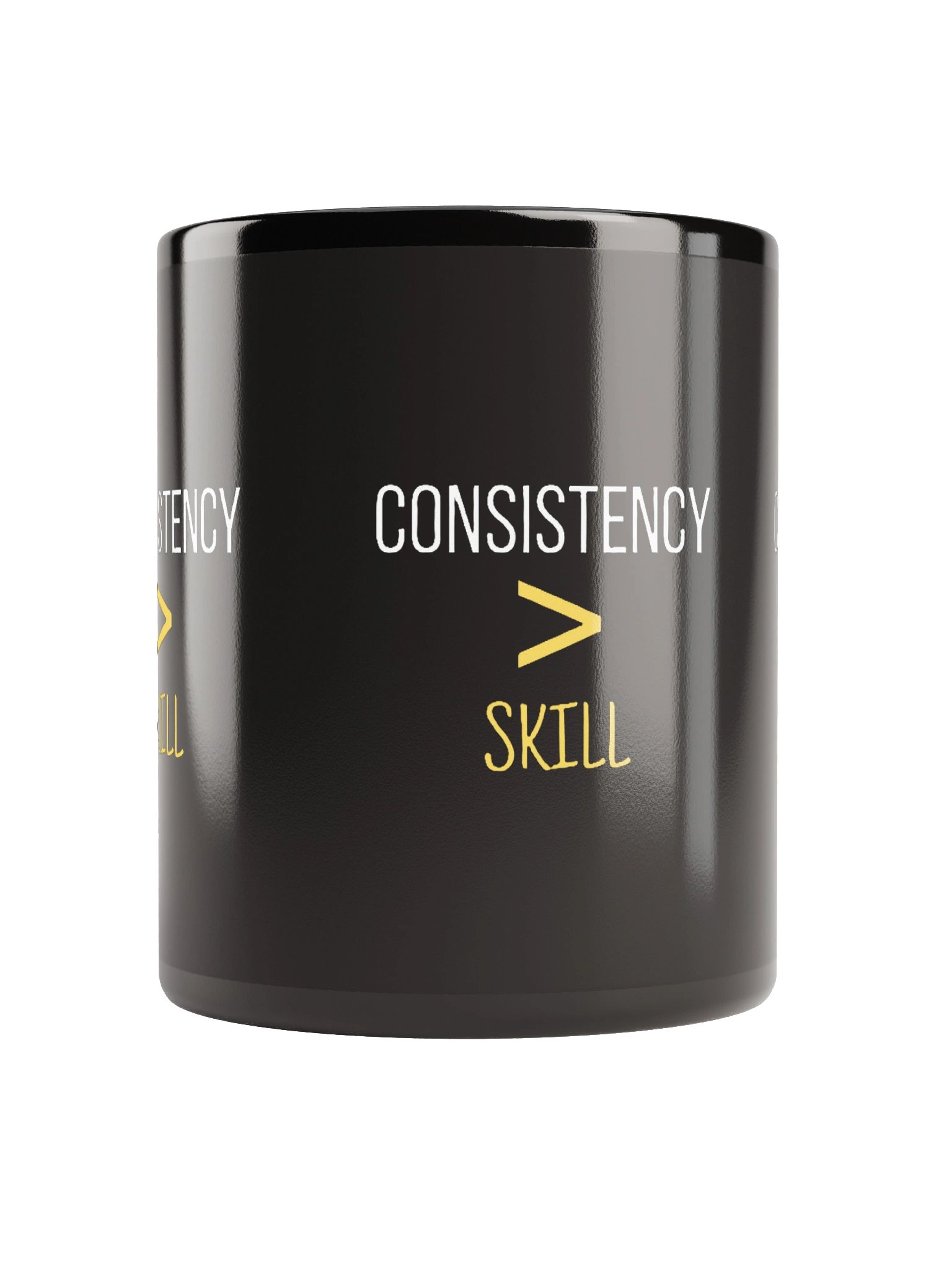"Consistency > Skill" 11oz or 15oz Mug product image (2)