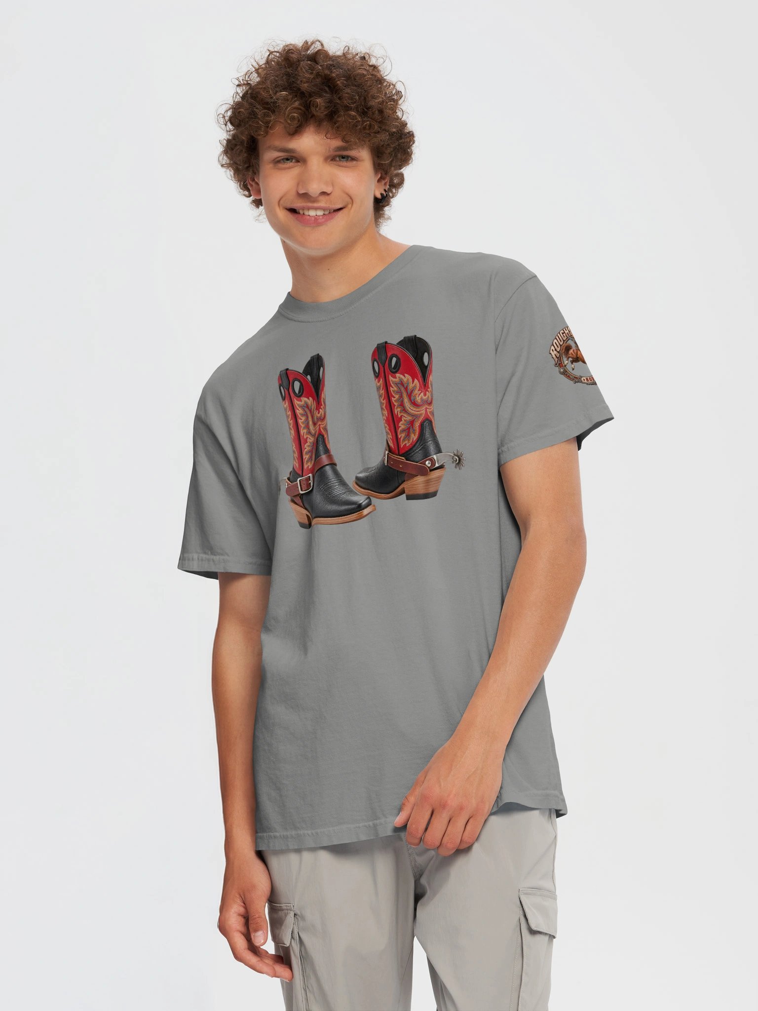 Red Spur Cowboy Boots Western T-Shirt | ROUGHSTOCK™ product image (169)