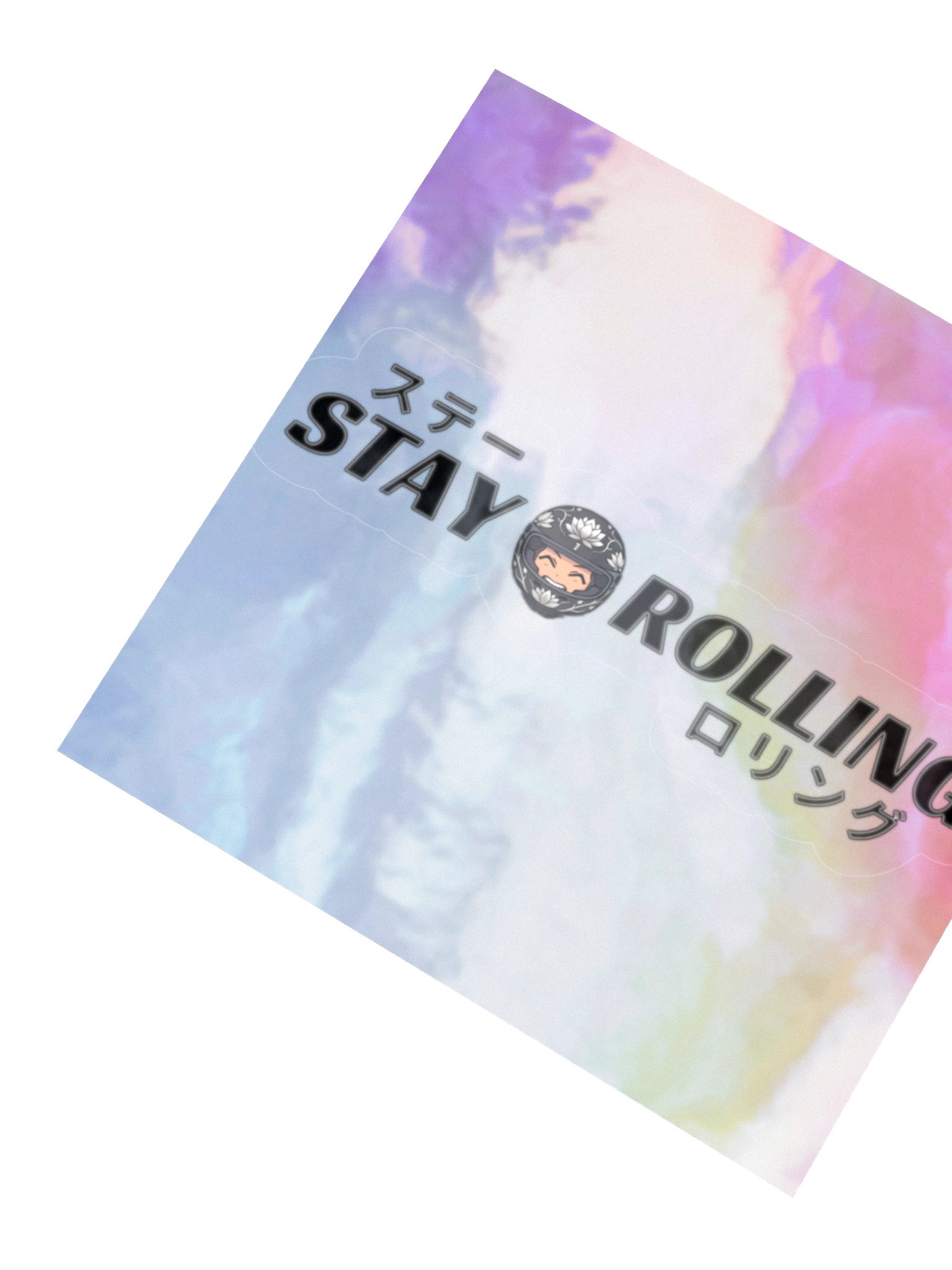 "Stay Rolling" Holographic Sticker product image (2)
