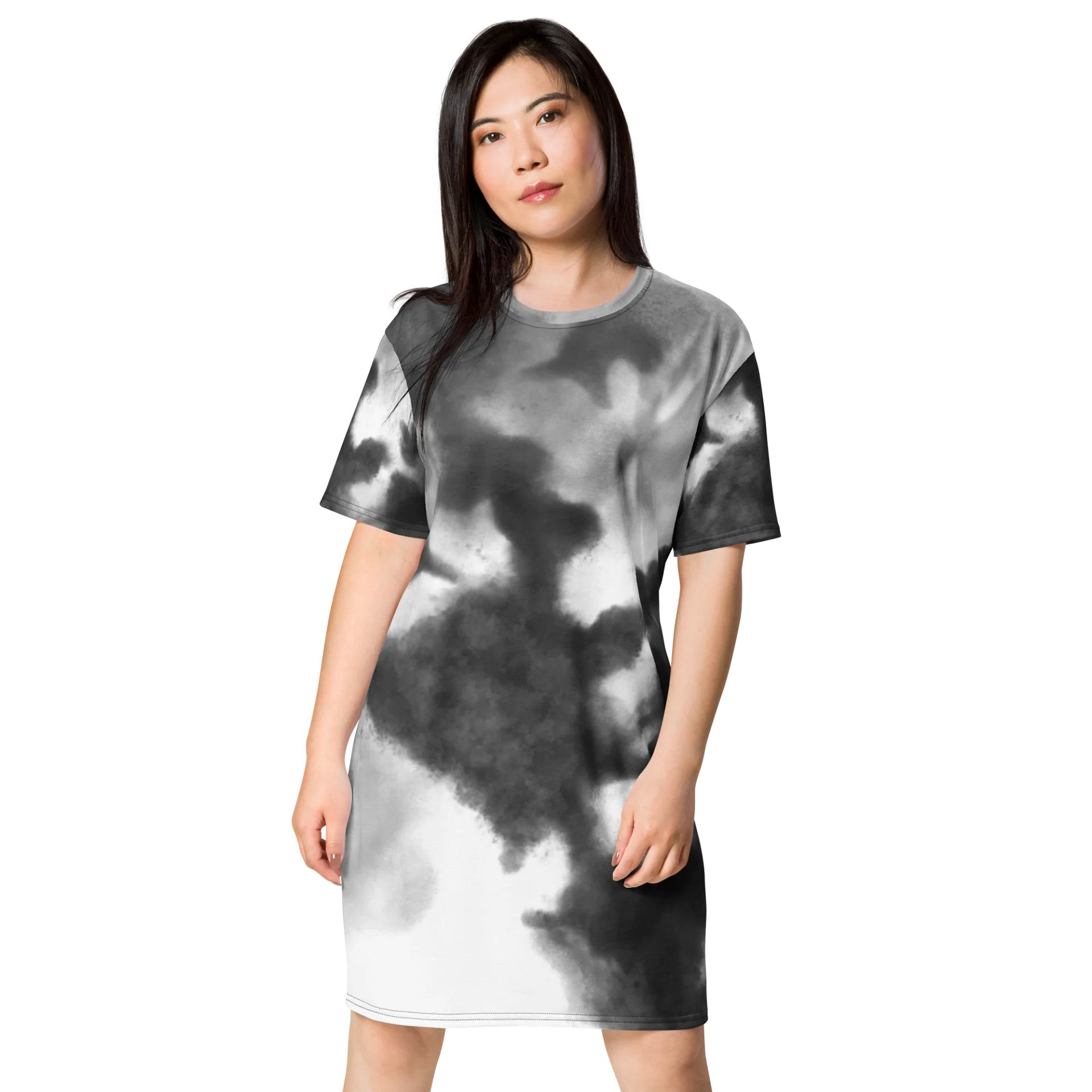 Exclusive Purple Galaxy Print T-Shirt Dress - Only at TDS Music product image (1)